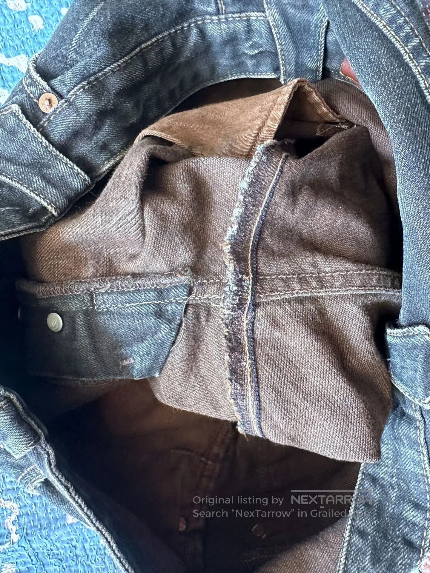 RRL Ralph Lauren rrl vintage embroidered denim pants. Size US 34 / EU 50 - 9 Thumbnail