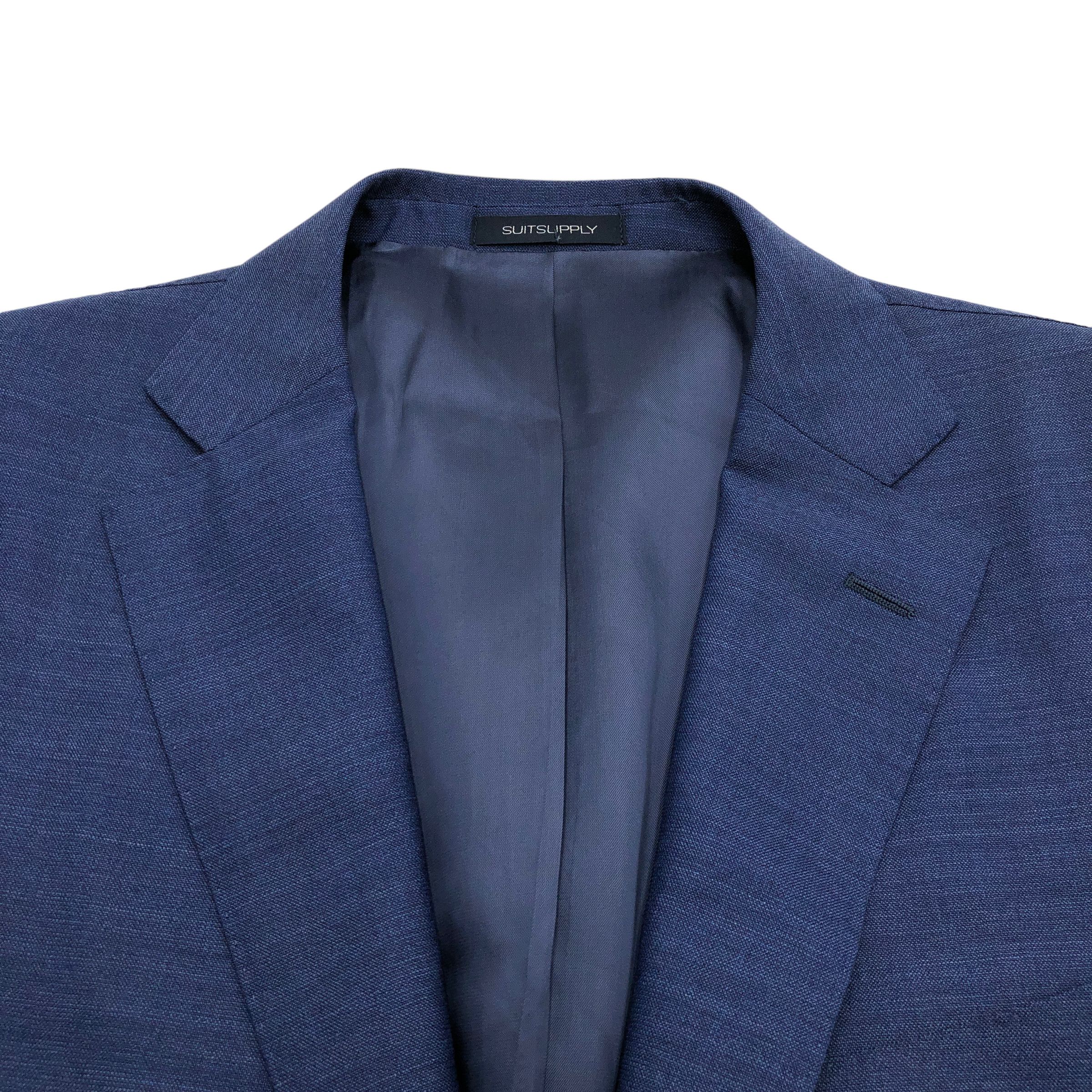 Suitsupply Napoli Single Breasted Wool Blazer Size EU:26; UK:44; US:44R Size 44R - 4 Thumbnail