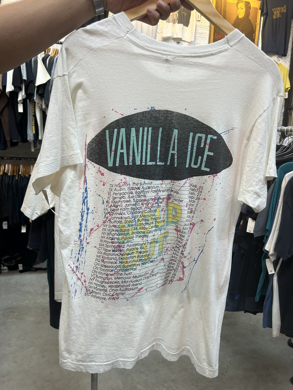 Band Tees Vanilla Ice Vintage T Shirt 90’ Size US L / EU 52-54 / 3 - 4 Thumbnail