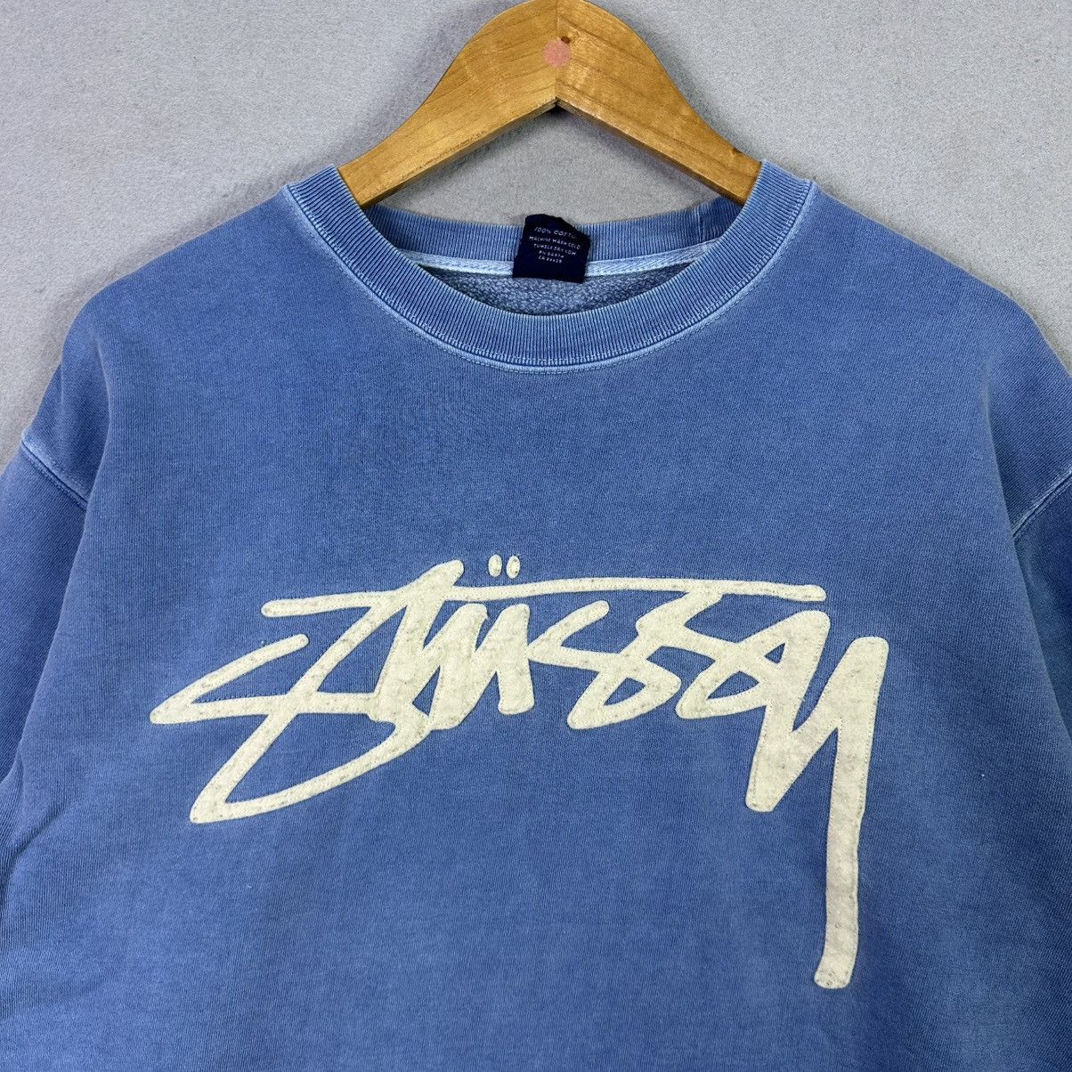 Stussy Vintage Stussy Sweatshirt Big Logo Crewneck Y2K Streetwear Size US M / EU 48-50 / 2 - 2 Thumbnail