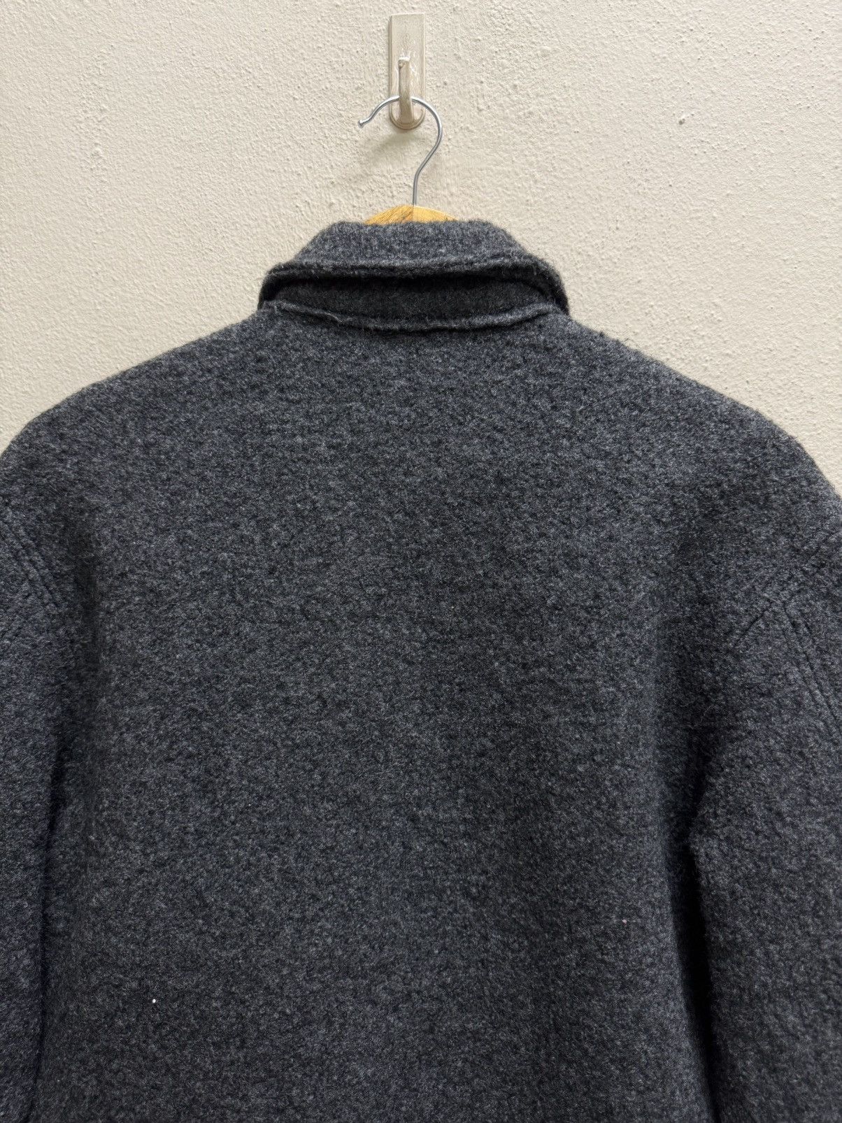 45rpm VINTAGE 45RPM MOHAIR CHARCOAL BLACK BUTTON UP JACKET Size US S / EU 44-46 / 1 - 19 Thumbnail