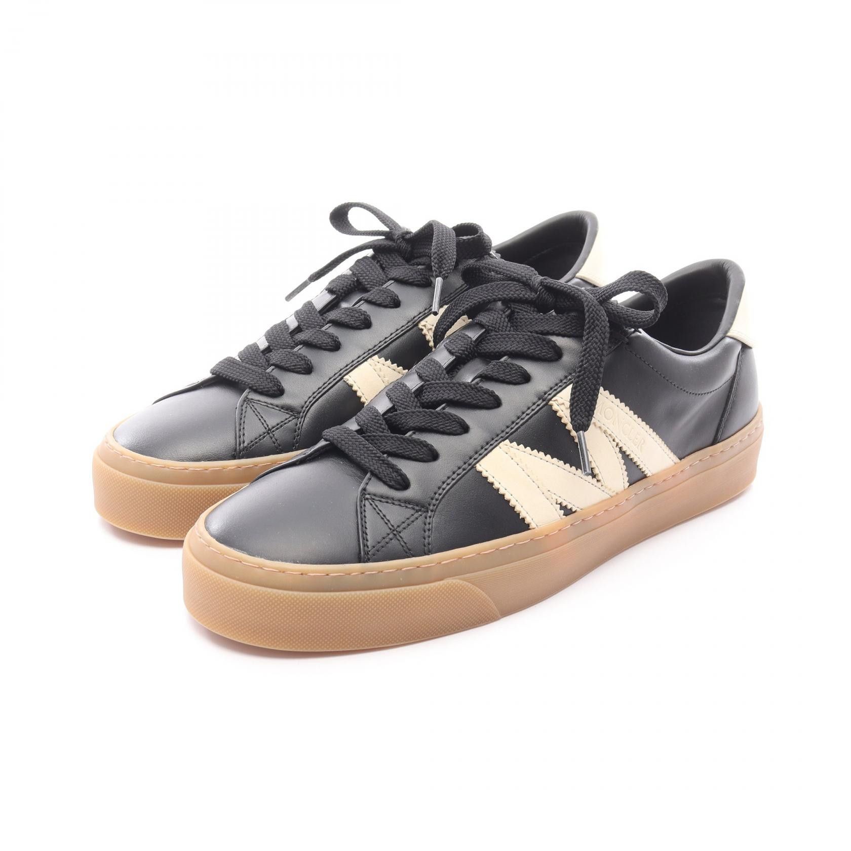 Moncler Moncler MONACO 2 Leather Sneakers Leather Shoes 4M00180M6071P9040 DUTY FREE for USA