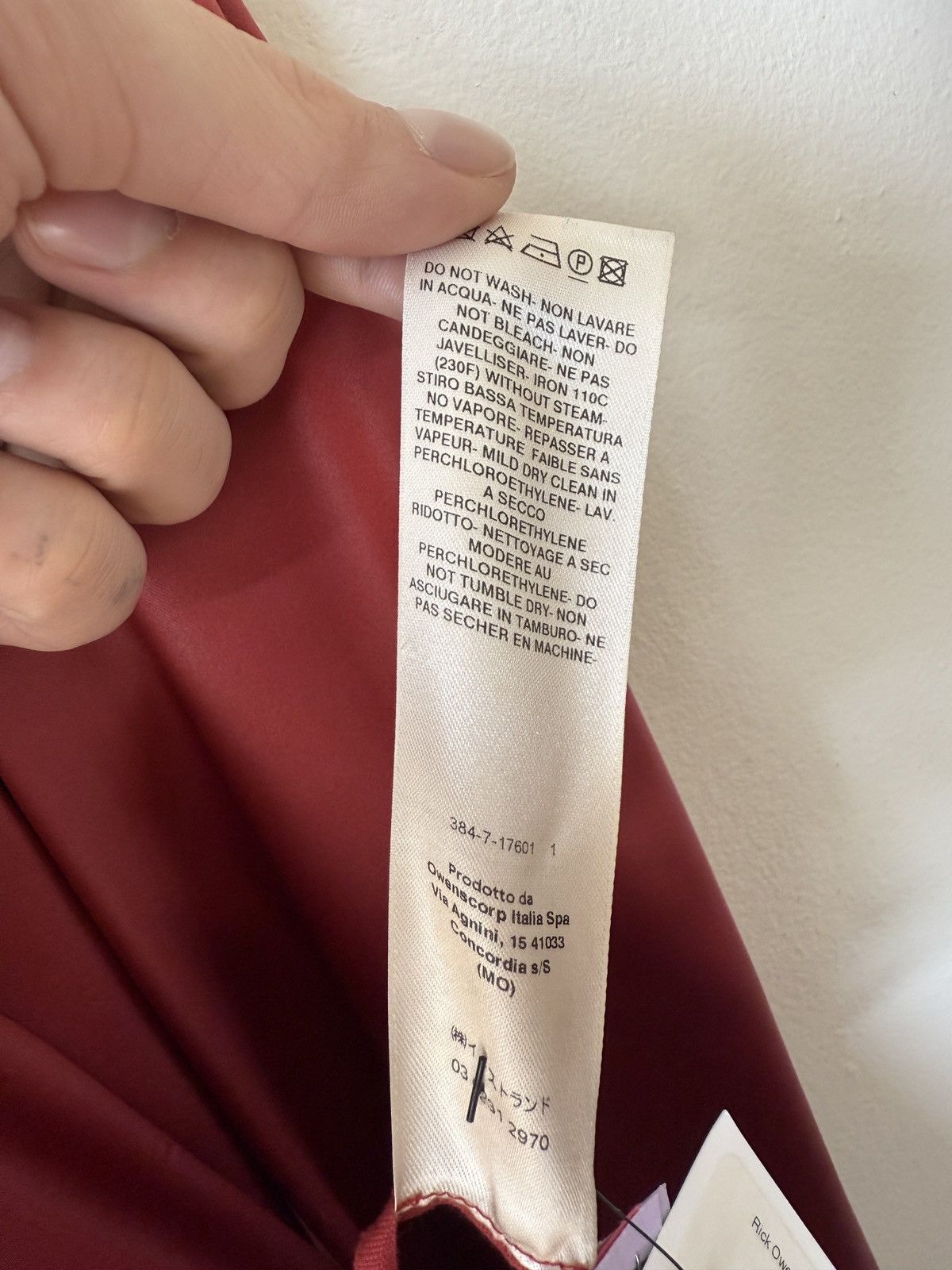 Rick Owens Rick Owens Carnelian Fog Pocket Shirt Size US M / EU 48-50 / 2 - 7 Thumbnail