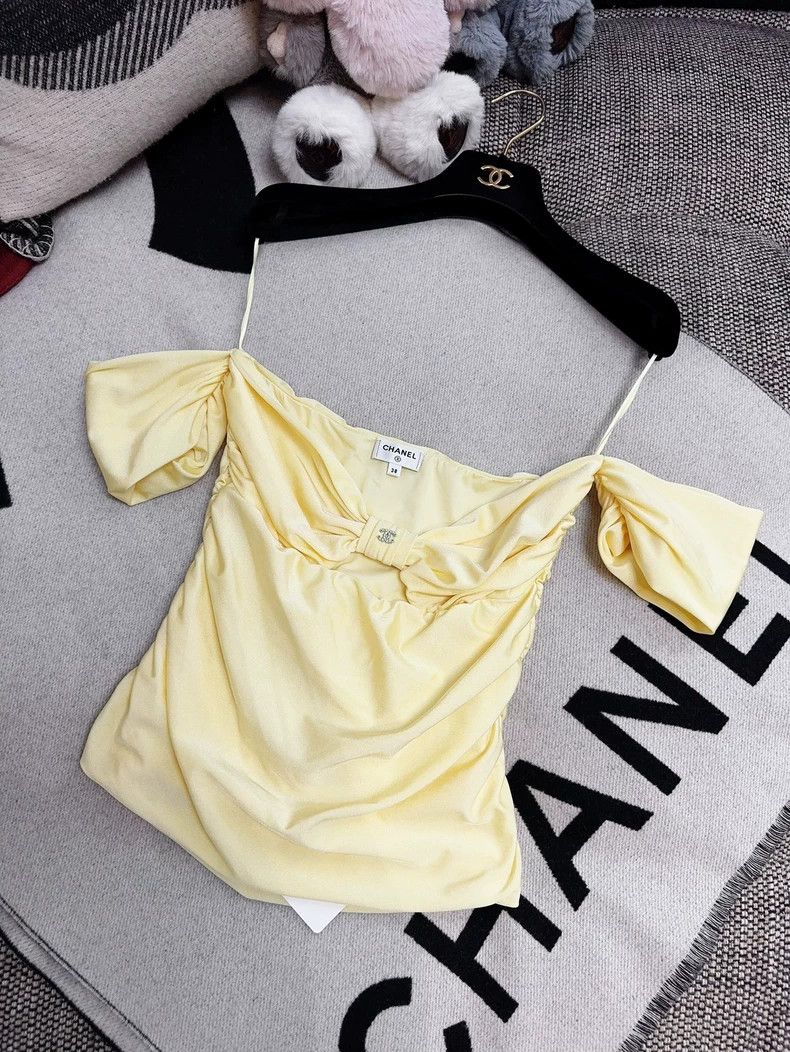Chanel Chanel 23S spring and summer show yellow bow rhinestone de Size XS / US 0-2 / IT 36-38 - 1 Thumbnail