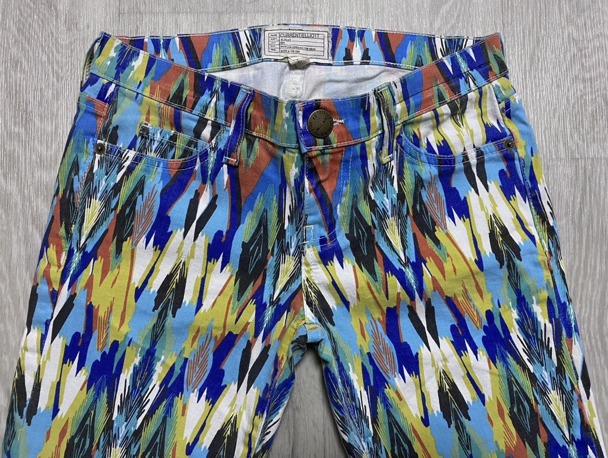 Current/Elliot Current/Elliott Full Printed Multicolour Arrow Stretch Jeans Size 25" / US 0 / IT 36 - 10 Thumbnail
