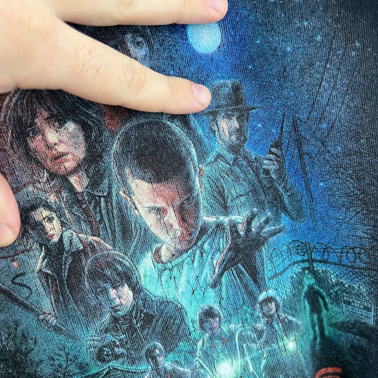 Vintage Stranger Things Hoodie Vintage Big Print Y2k Style Size US S / EU 44-46 / 1 - 4 Thumbnail