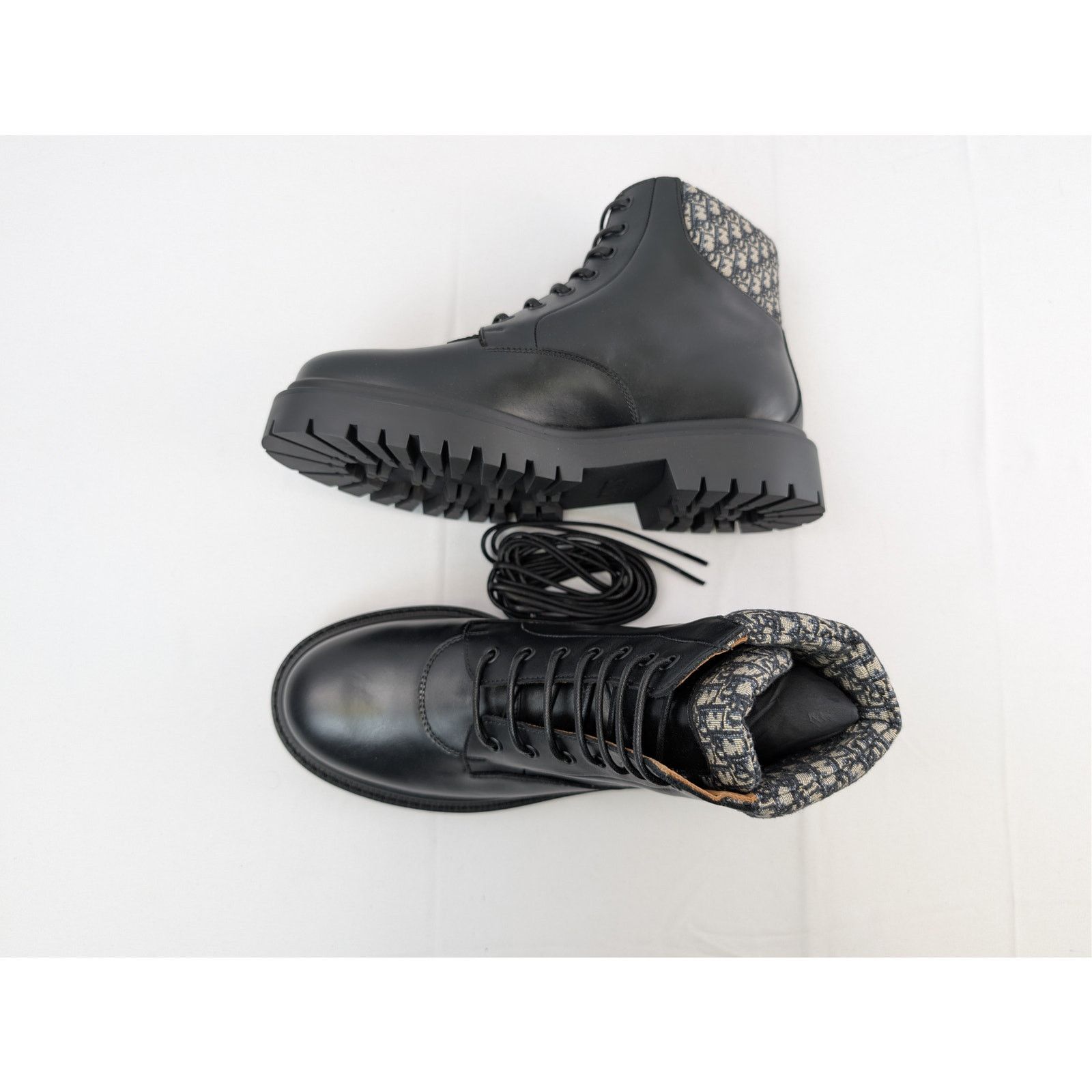 Dior o1rshd1 Oblique jacquard Explorer III Ankle Boot in black Size US 8.5 / EU 41-42 - 1 Thumbnail