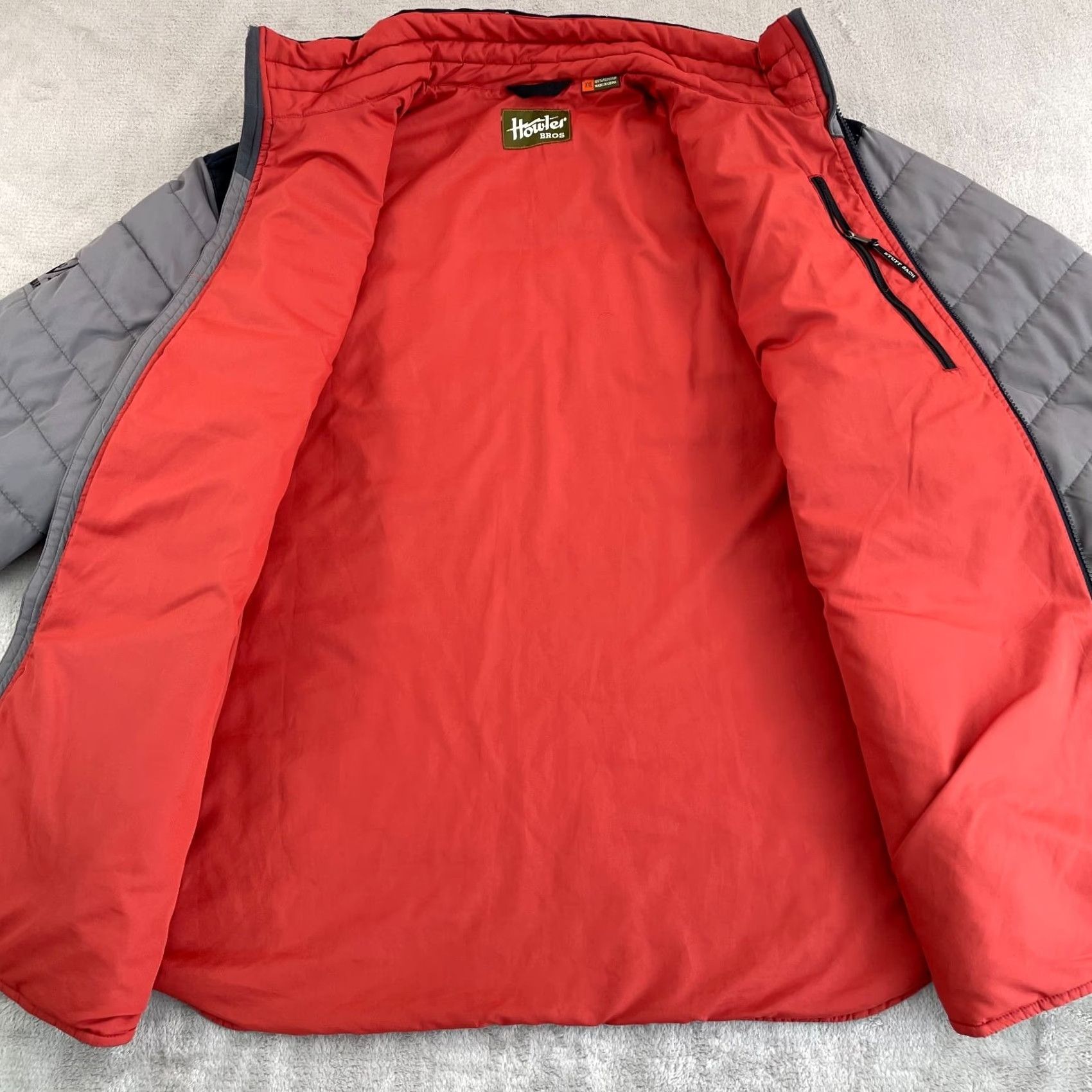Howler Brothers Howler Brothers Merlin Puffer Jacket Men 2XL Grey Primaloft Insulated Logo Jacket Size US XXL / EU 58 / 5 - 4 Thumbnail