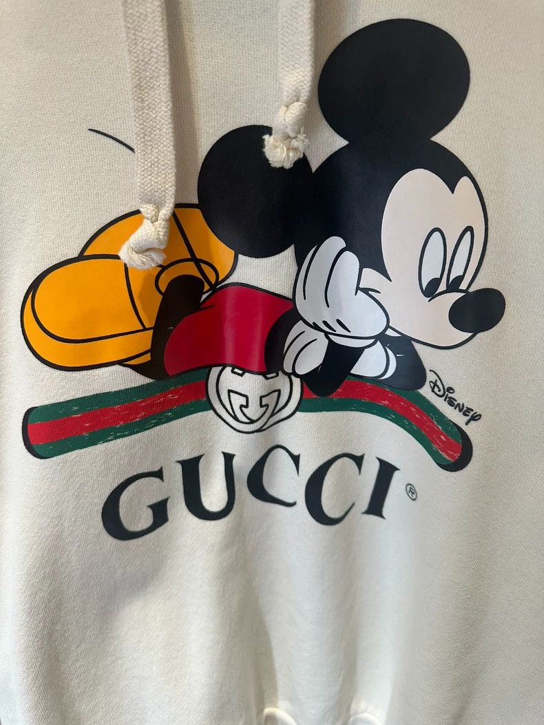 Gucci Gucci Disney co-branded Mickey Mouse white sweatshirt 2502- Size US S / EU 44-46 / 1 - 2 Thumbnail