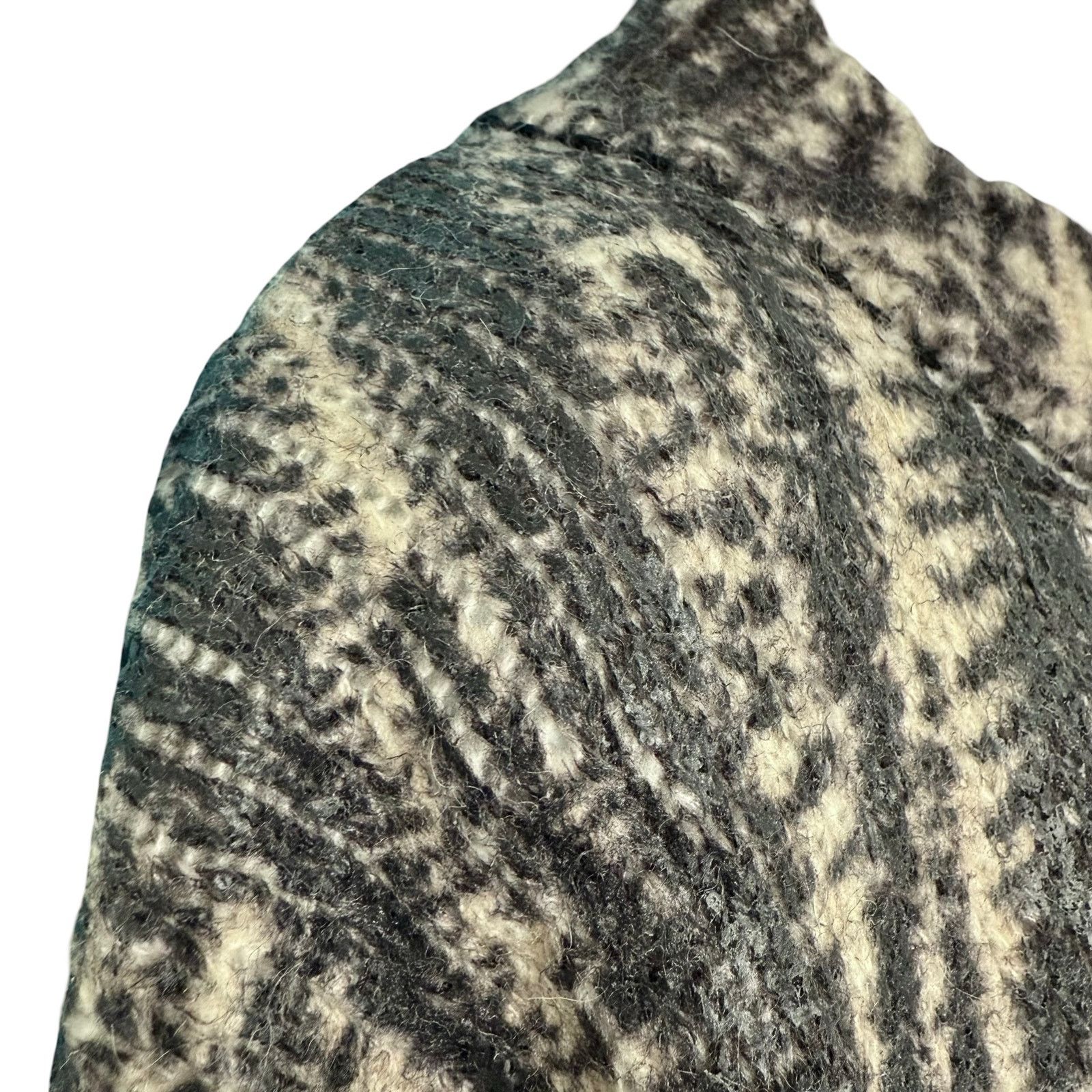 Etro Etro Brown Cream Foliage Oversize Coated Wool Sweater 40 / M Size M / US 6-8 / IT 42-44 - 8 Thumbnail