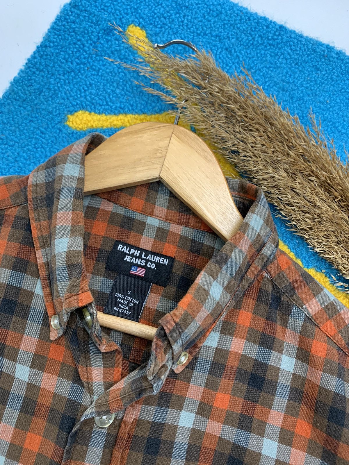 Lauren Ralph Lauren × Vintage Vintage Ralph Lauren Jeans Lrl Oversize Flannel Shirt Size US S / EU 44-46 / 1 - 13 Thumbnail