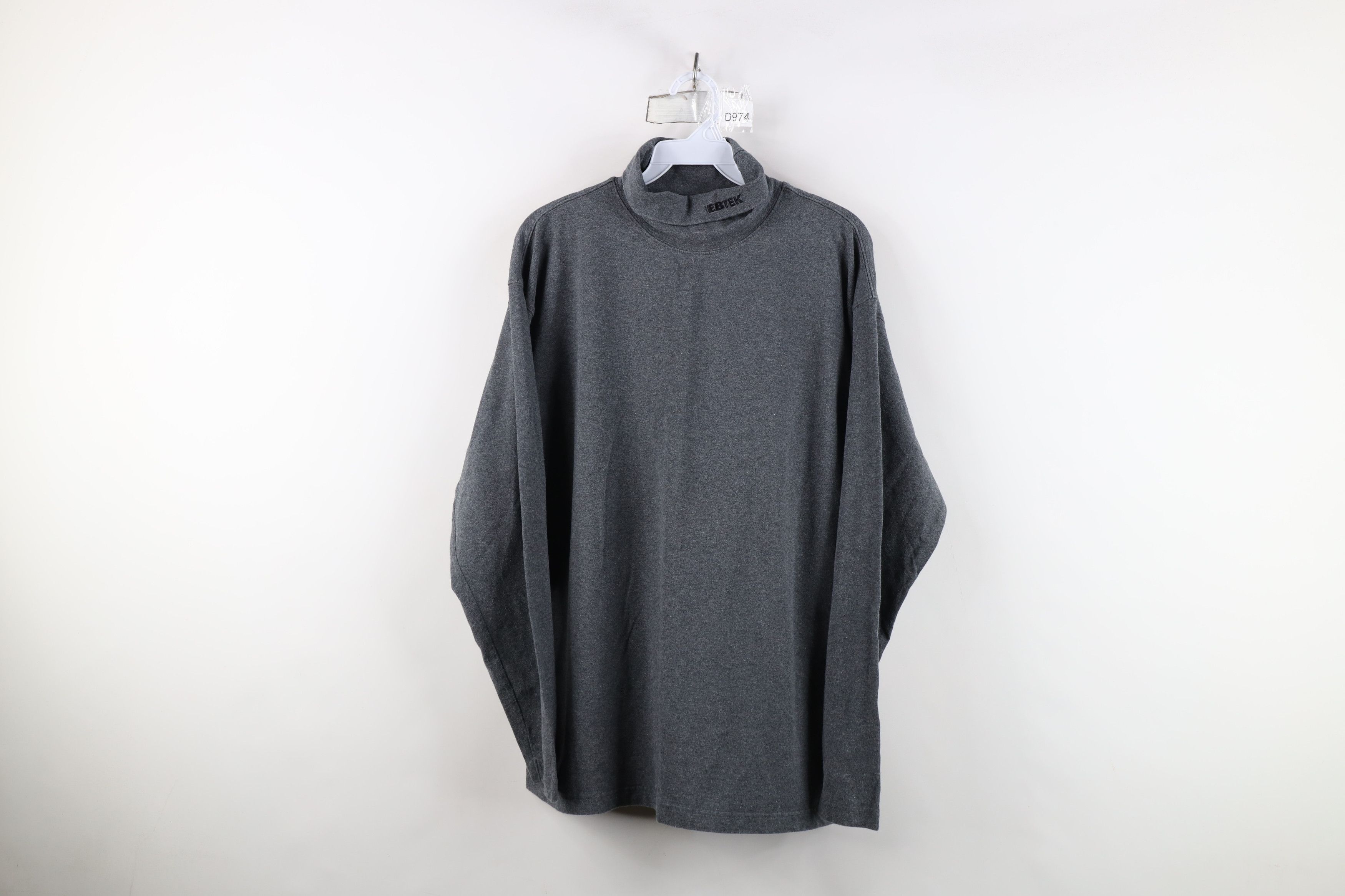 Eddie Bauer Vintage 90s Eddie Bauer EbTek Long Sleeve Turtleneck T-Shirt Size US M / EU 48-50 / 2 - 1 Thumbnail