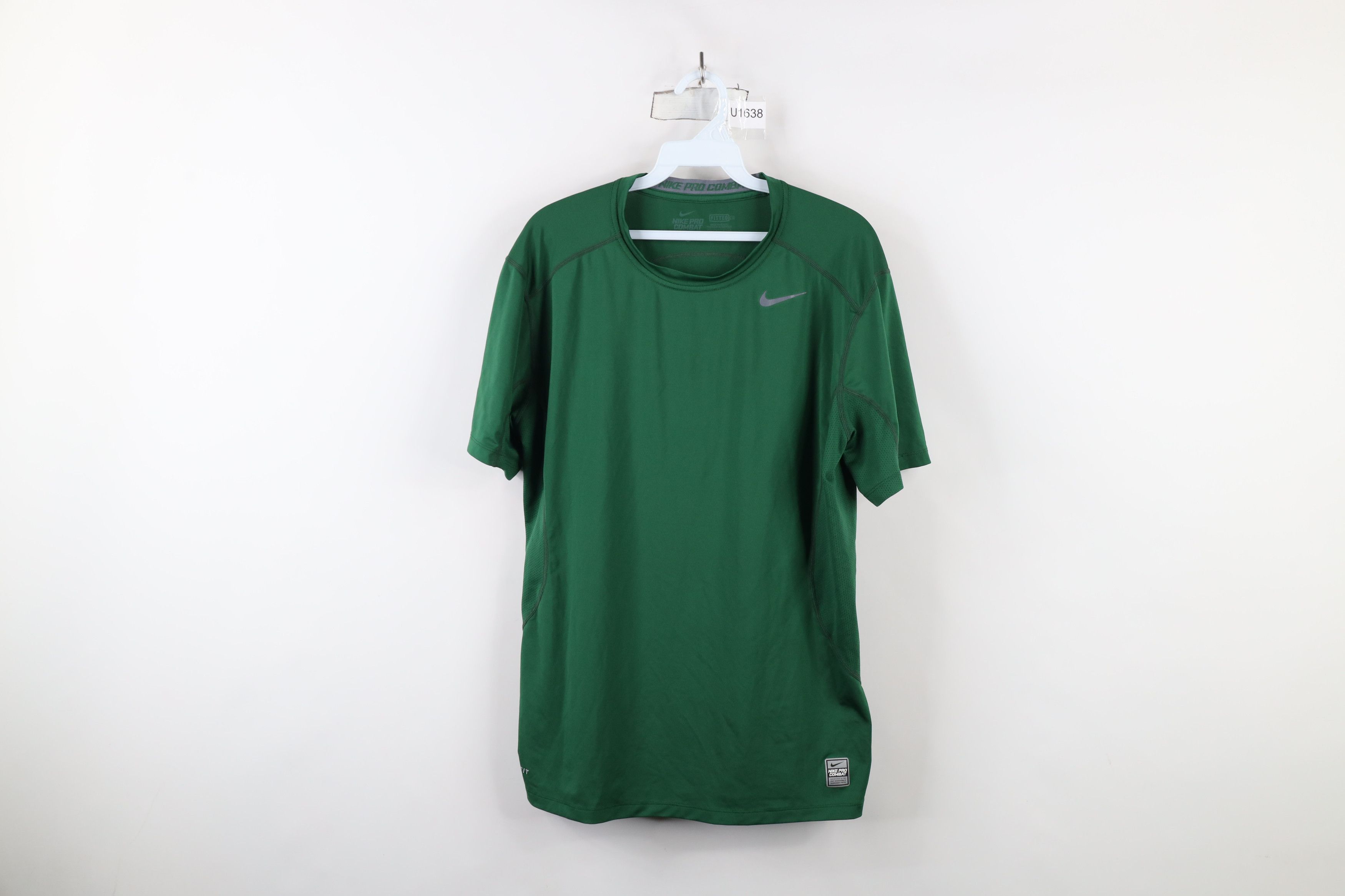 Vintage Vintage Pro Combat Compression Gym Training T-Shirt Green Size US L / EU 52-54 / 3 - 1 Thumbnail