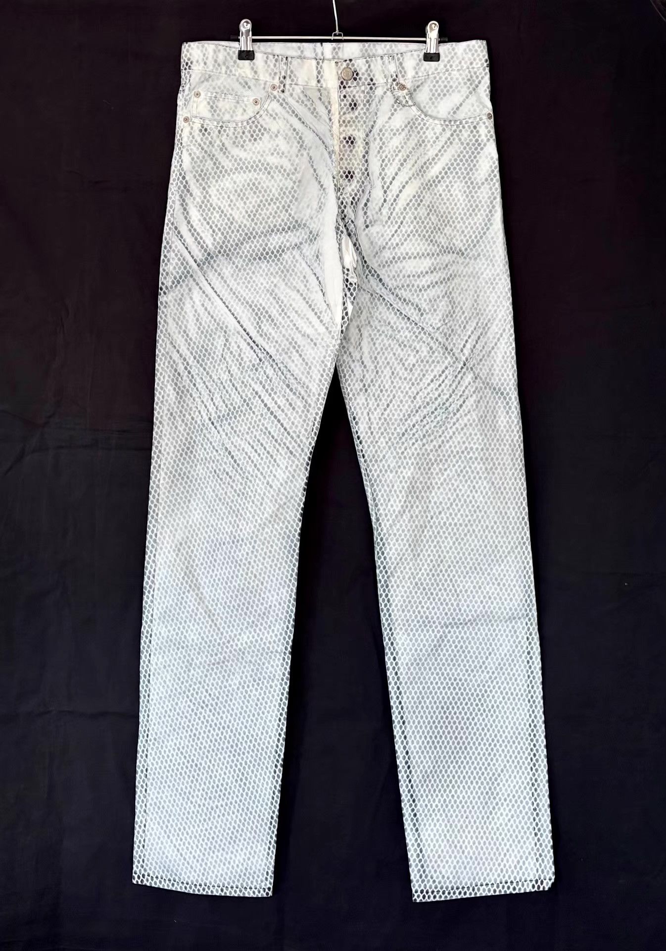 KANGHYUK Kanghyuk Men's Abstract Snake Print Techwear Pants Ｑ21 Size US 36 / EU 52 - 1 Thumbnail
