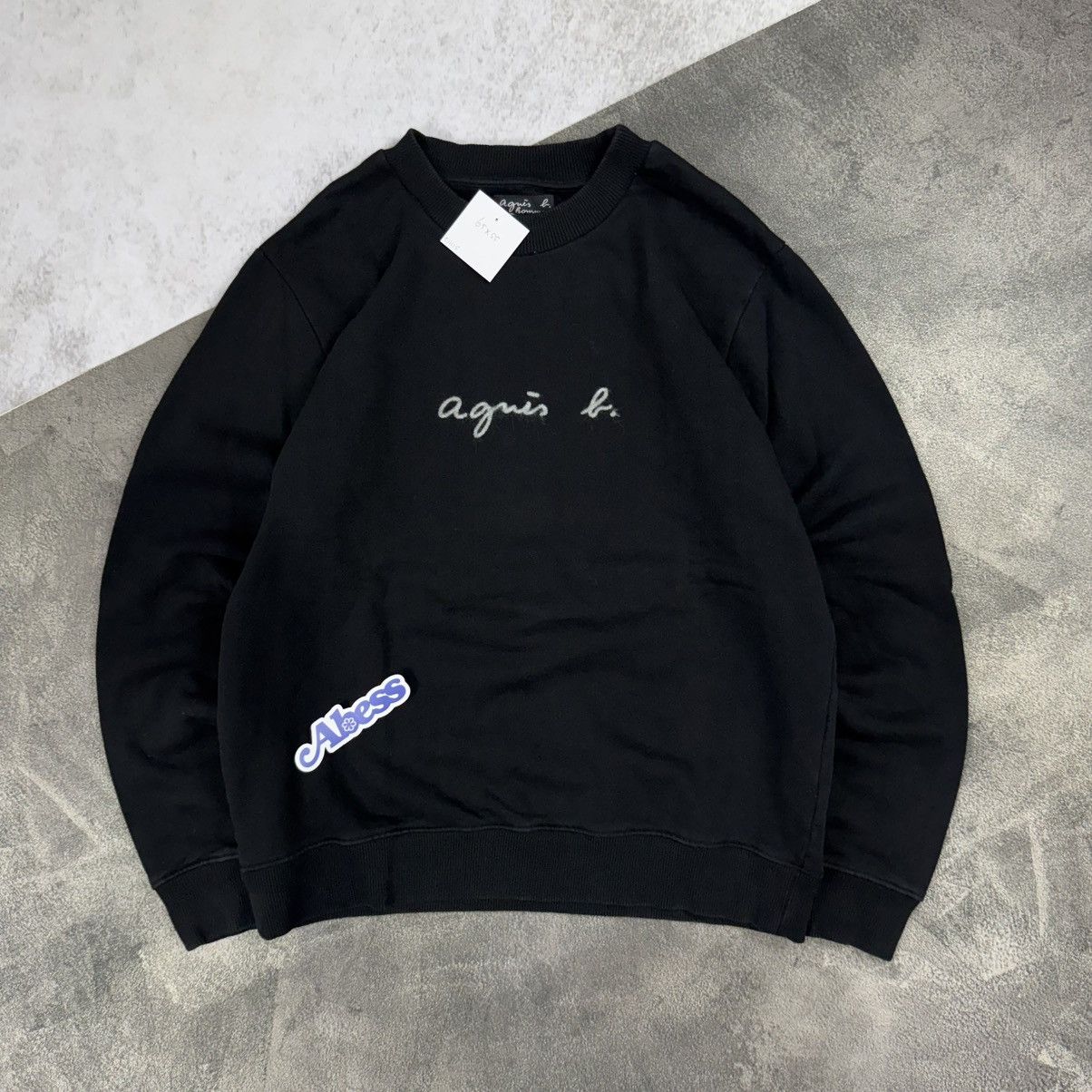 agnes b. AGNES B. homme paris logo center black Size US L / EU 52-54 / 3 - 2 Thumbnail