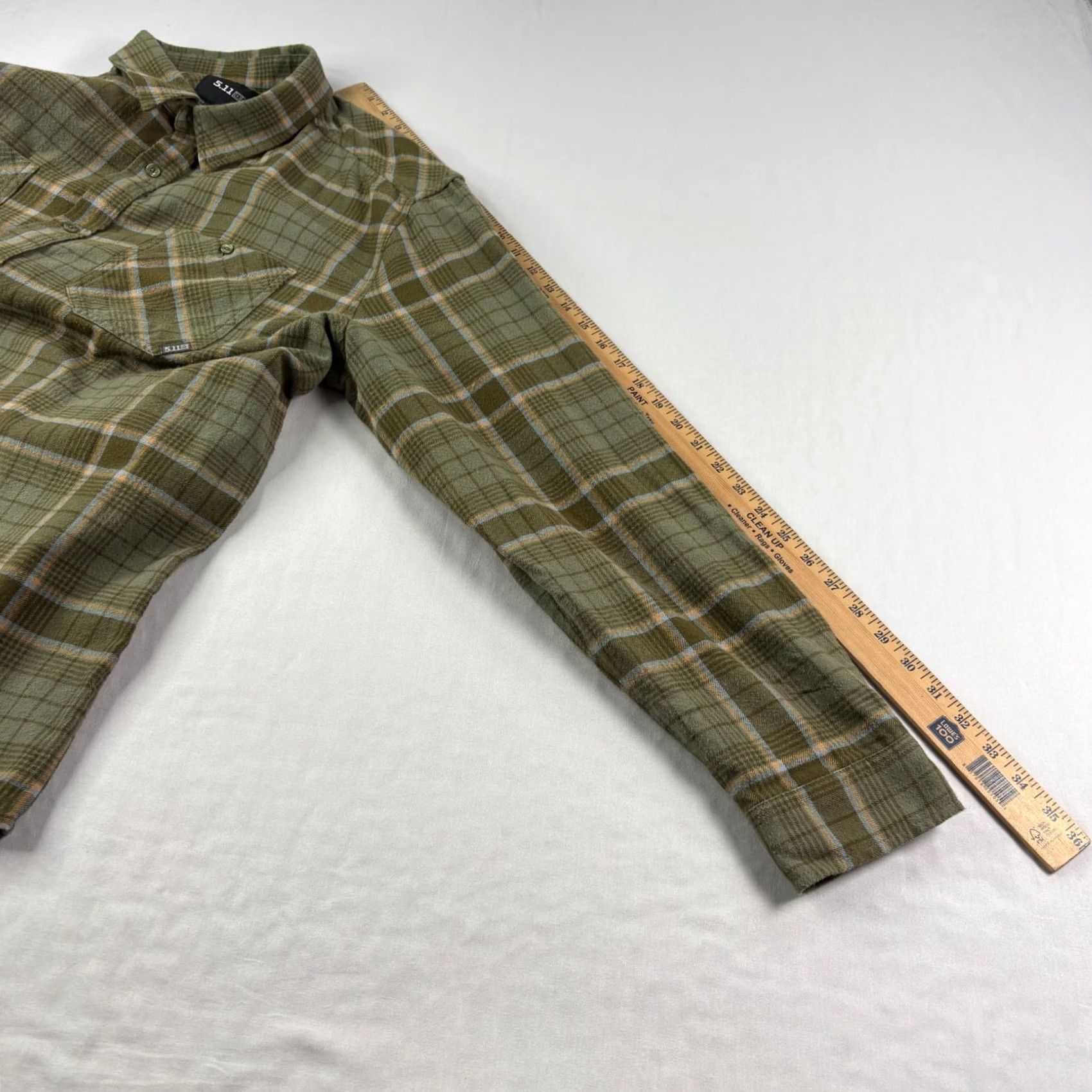 Vintage 5.11 Tactical Shirt Mens 2XL Green Plaid Flannel Button Up Workwear Casual Size US XXL / EU 58 / 5 - 6 Thumbnail