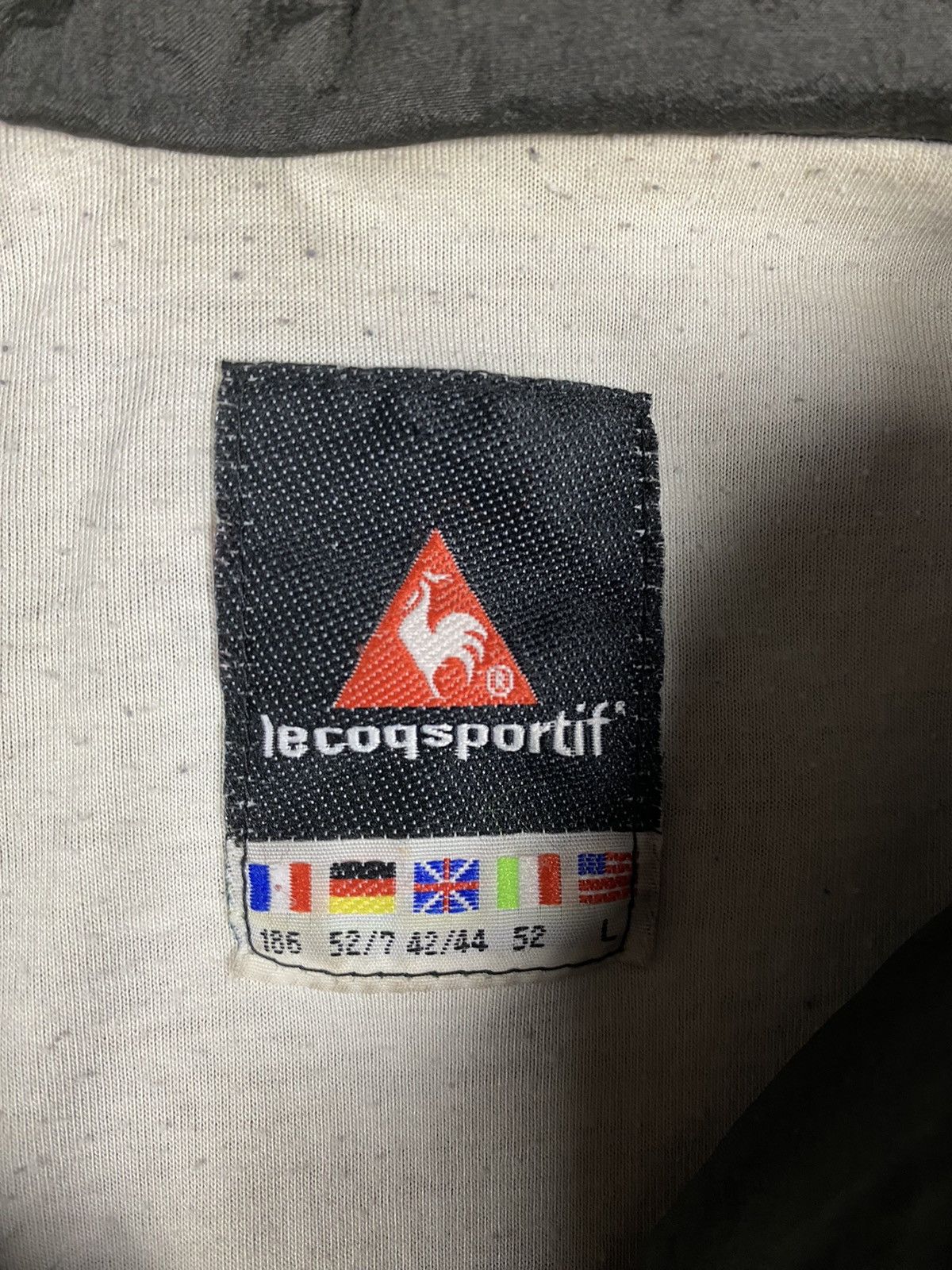 Le Coq Sportif Vintage 90s Le Coq Sportif Drill Track Top Jacket Retro Size US L / EU 52-54 / 3 - 14 Thumbnail