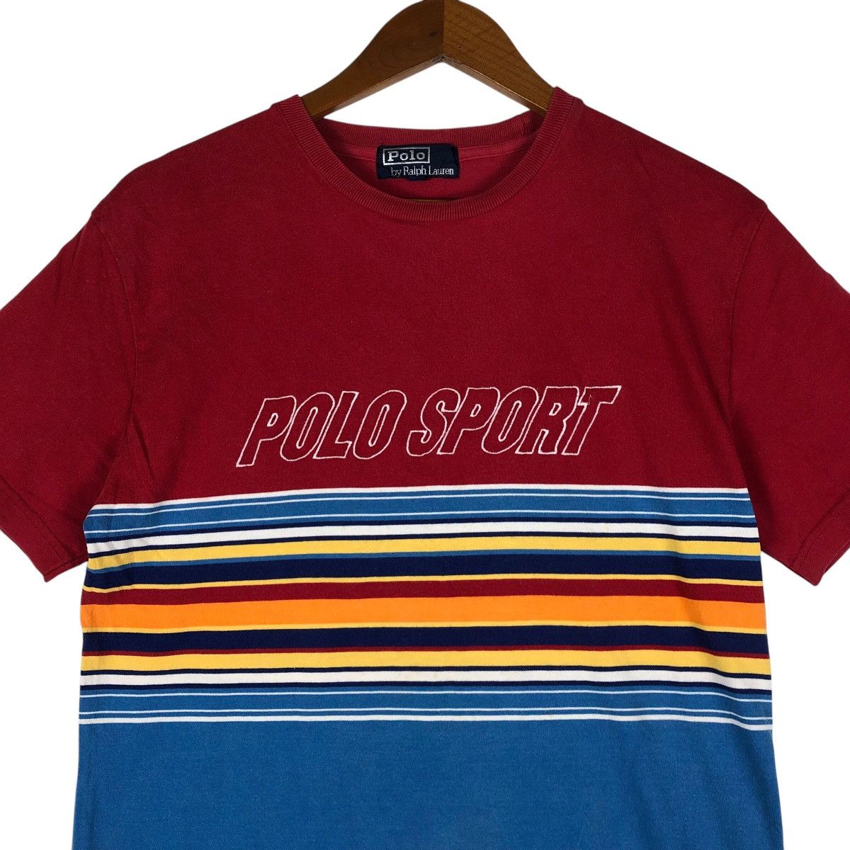 Polo Ralph Lauren POLO SPORT Vintage Stripe Design T-Shirt Size US S / EU 44-46 / 1 - 2 Thumbnail