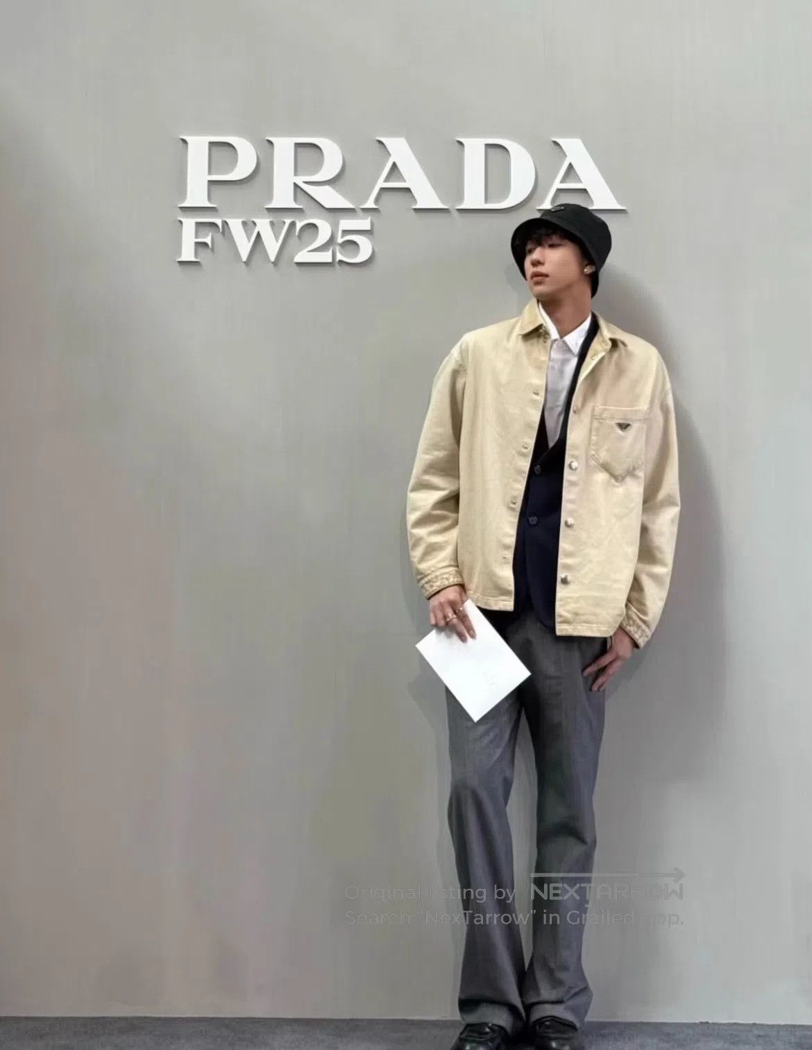 Prada Prada Worn-out single-button denim shirt jacket| Size US M / EU 48-50 / 2 - 1 Thumbnail