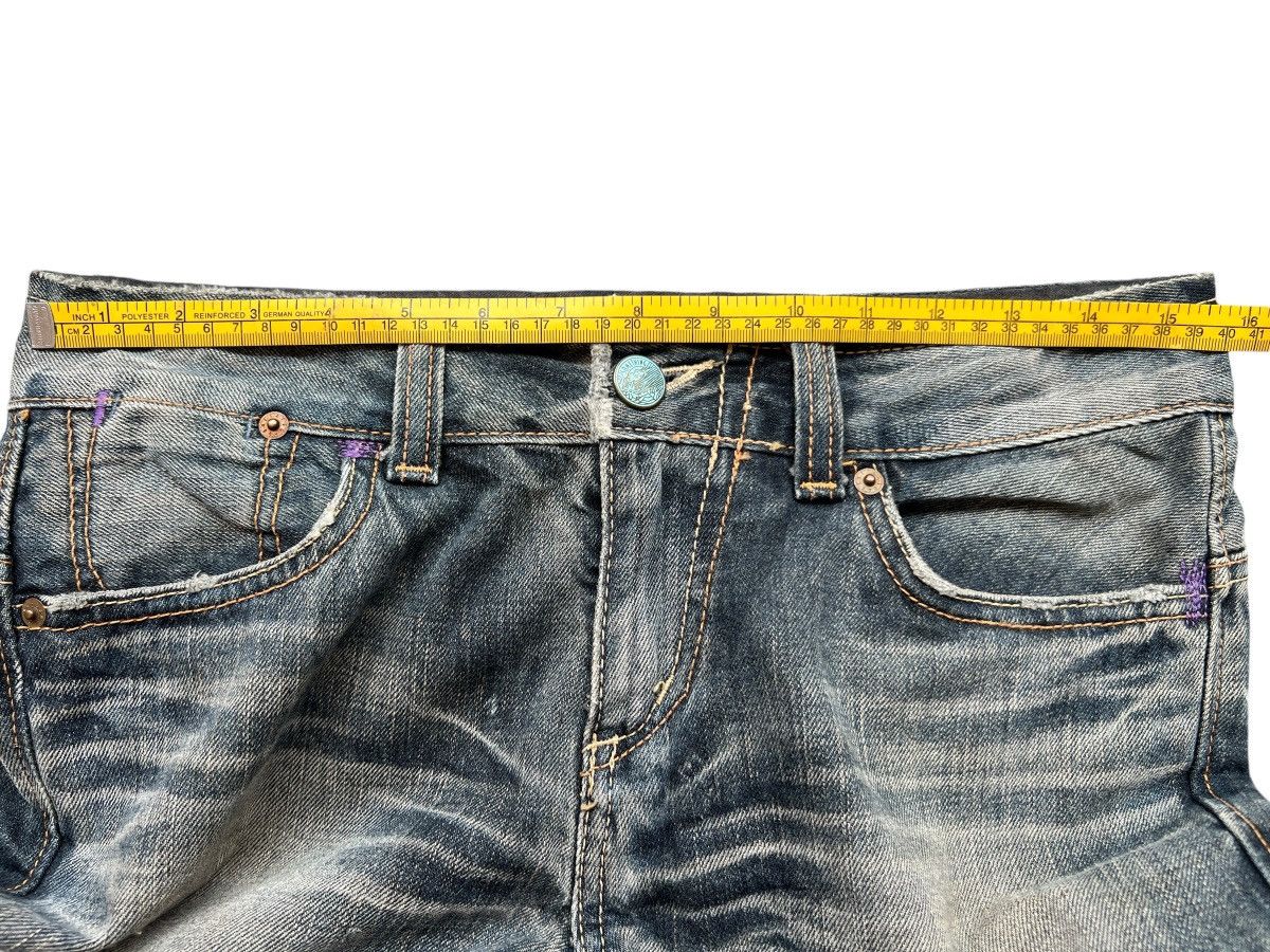 Edwin Edwin Vienus Distressed Bootcut Denim Flare Jeans 31x34 Size US 31 - 11 Thumbnail