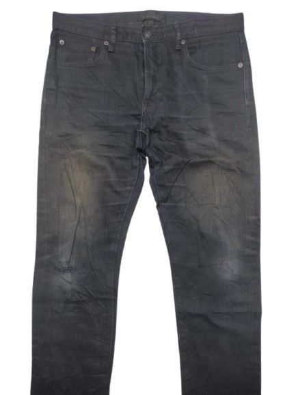 Vintage UNIQLO DISTRESSED DENIM SELVEDGE Size US 34 / EU 50 - 2 Thumbnail