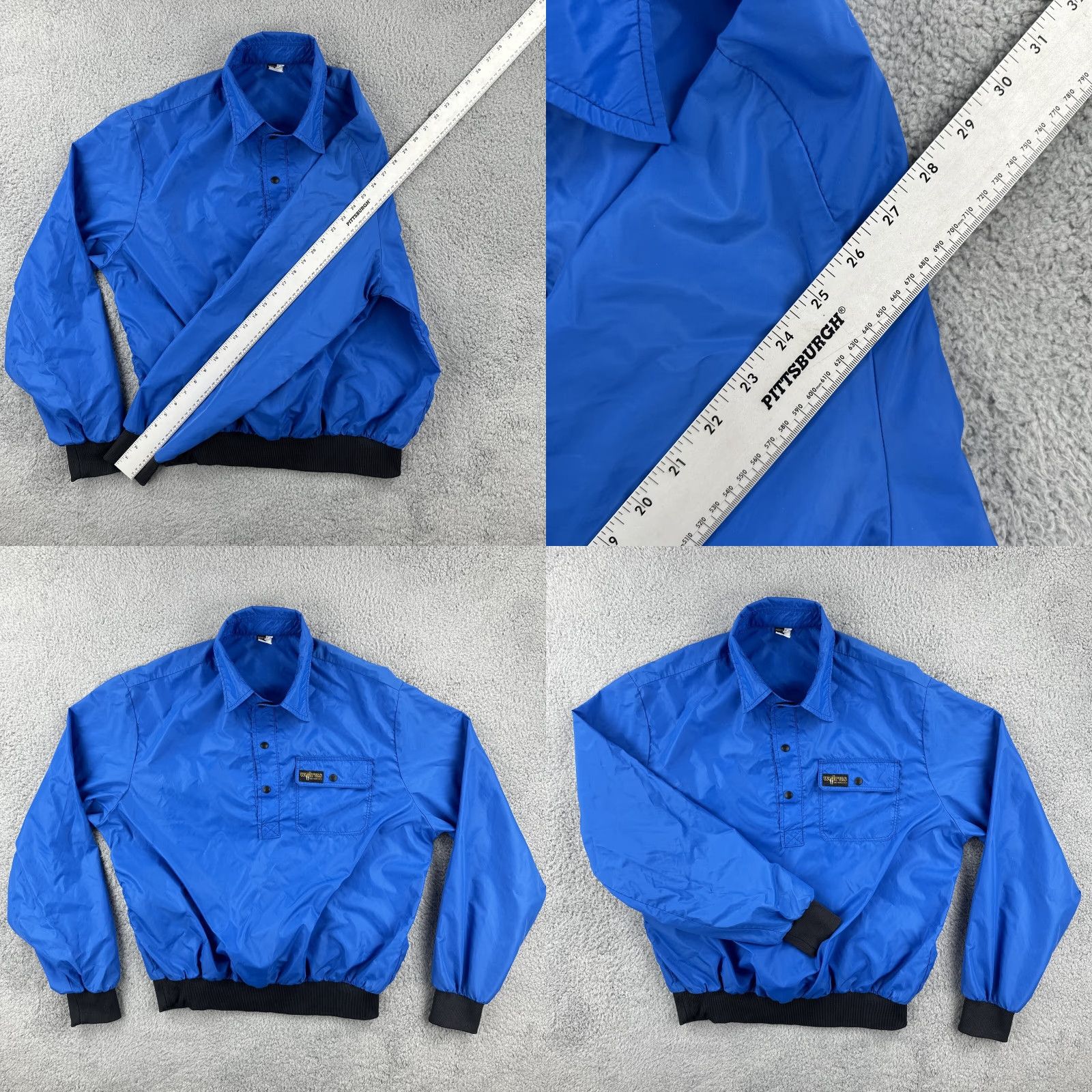 Vintage VINTAGE Walrus San Francisco Windbreaker Shirt XL Blue 1990s Made In USA Mens Size US XL / EU 56 / 4 - 10 Thumbnail