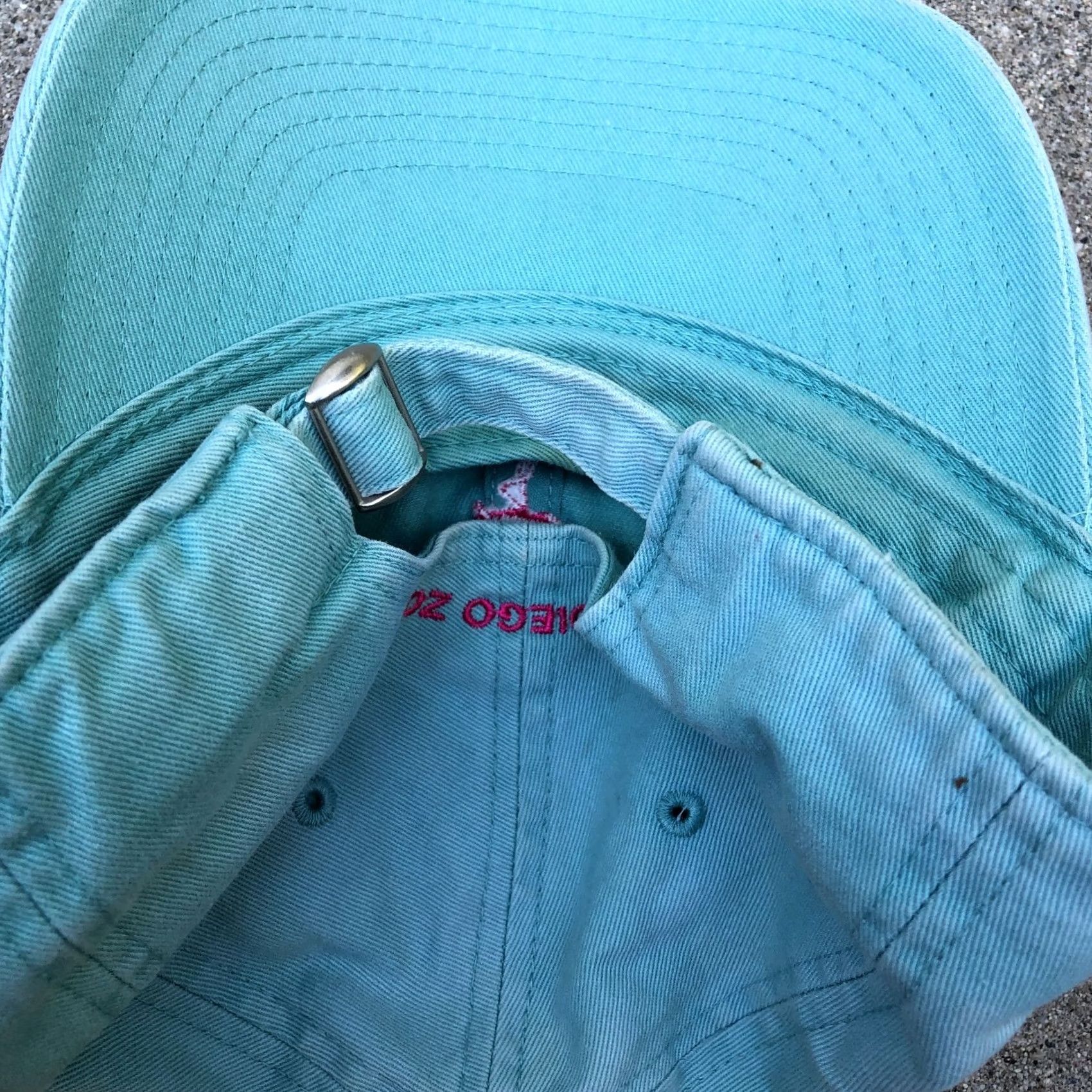 Vintage VTG San Diego Zoo Flamingo Baseball Hat Unisex Adult Dad Cap Blue Hat Size ONE SIZE - 3 Thumbnail