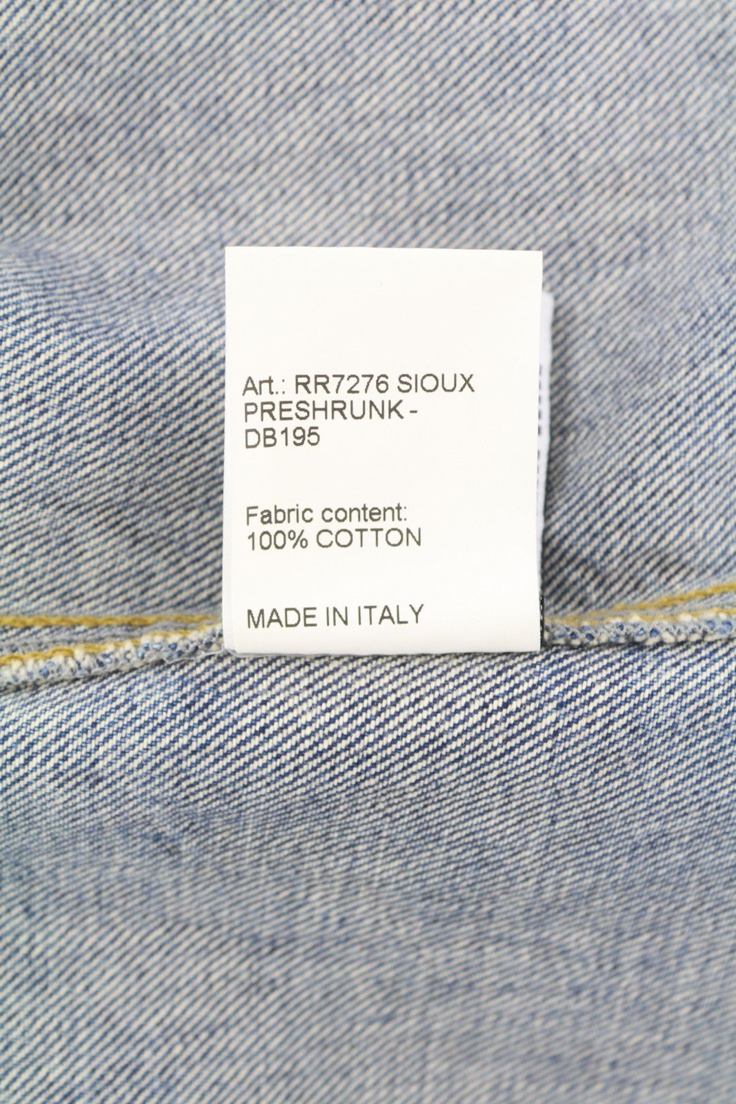 R13 NICO TRUCKER COAT M Blue Denim Faded Kelly Tex Dress 86150 Size M / US 6-8 / IT 42-44 - 8 Thumbnail