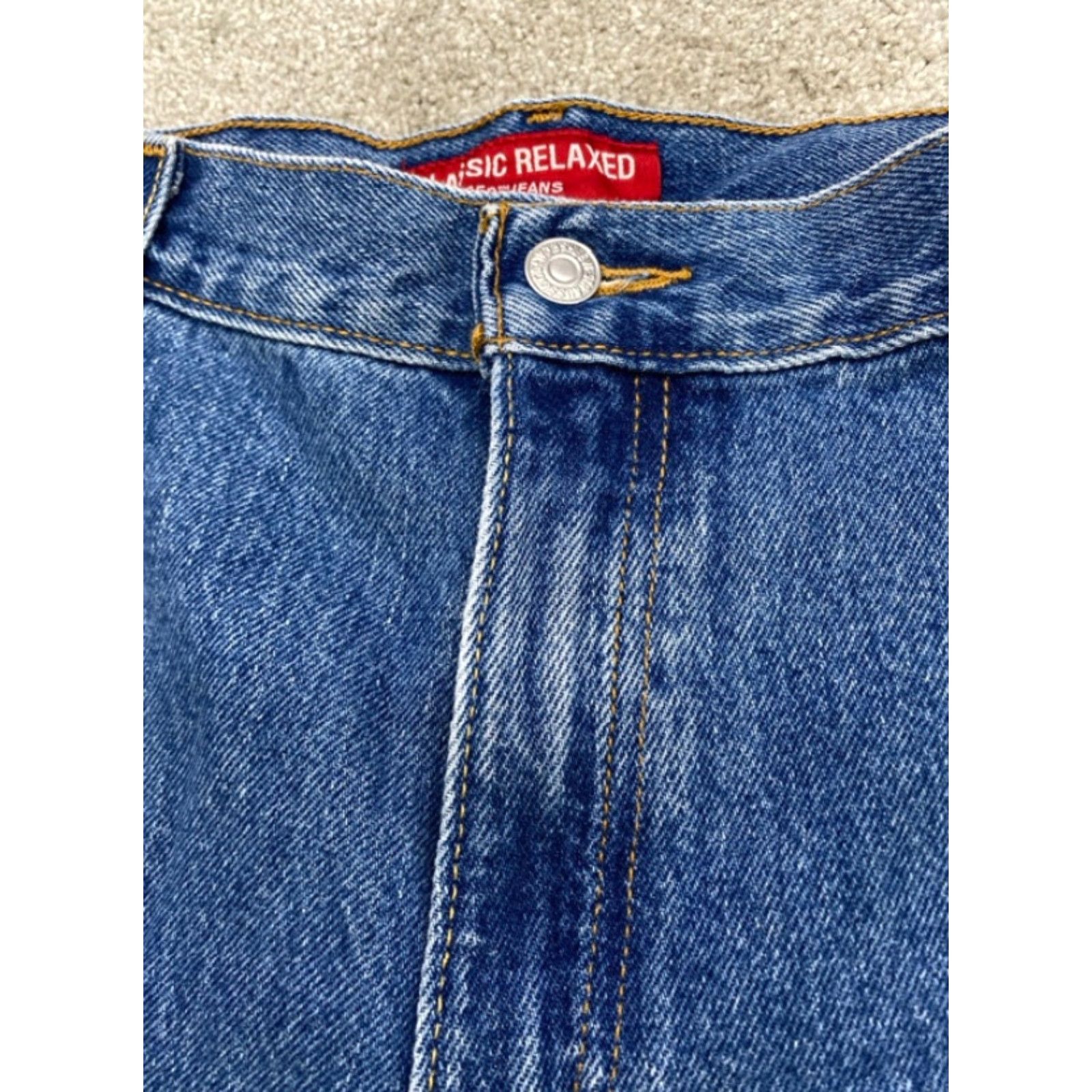Levi's VINTAGE Levi's 550 Jeans Women's 14 MIS S Blue Denim Classic Relaxed Fit Tapered Levi's 550 Women Jeans 14 MIS S Blue Denim 550 Size 36" / US 14 / IT 50 - 5 Thumbnail
