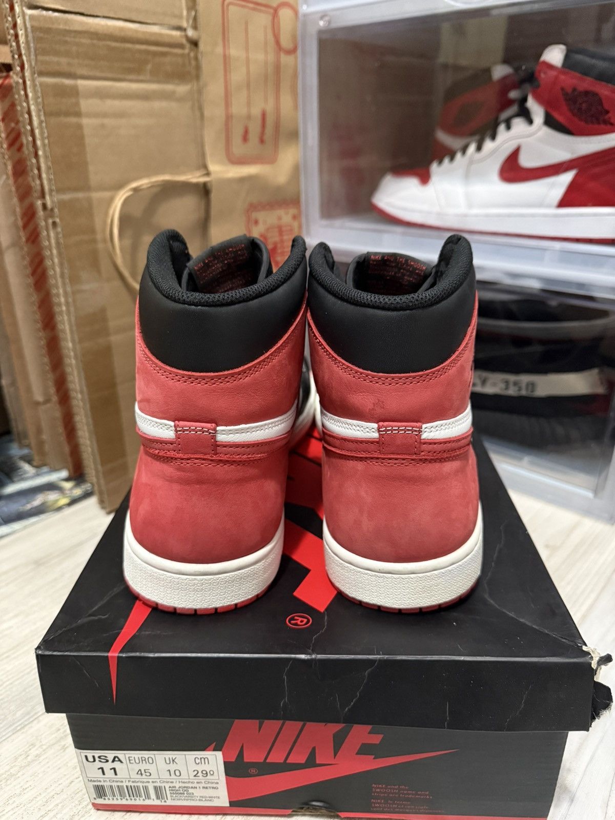 Jordan Brand Jordan 1 Retro High OG Track Red Size US 10.5 / EU 43-44 - 5 Thumbnail