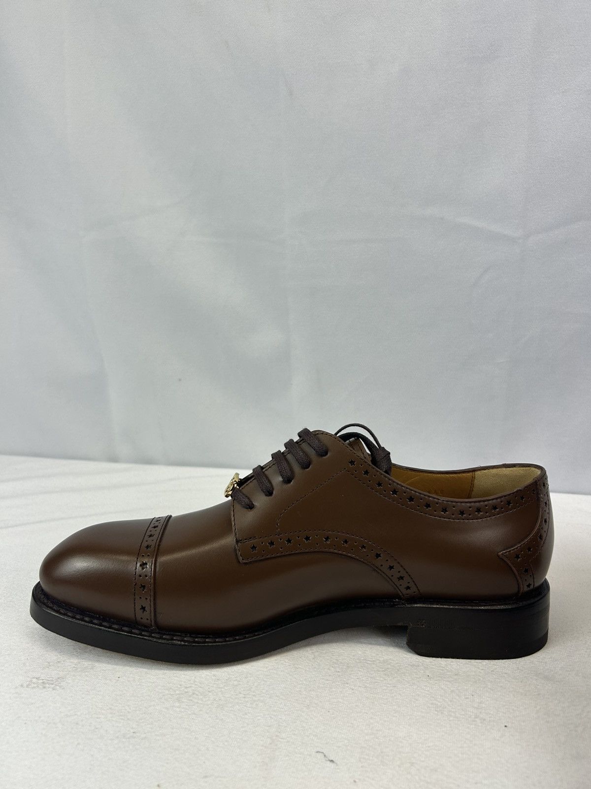 Gucci GUCCI Rooster Brogue Leather Derby Shoes Size US 9 / EU 42 - 3 Thumbnail