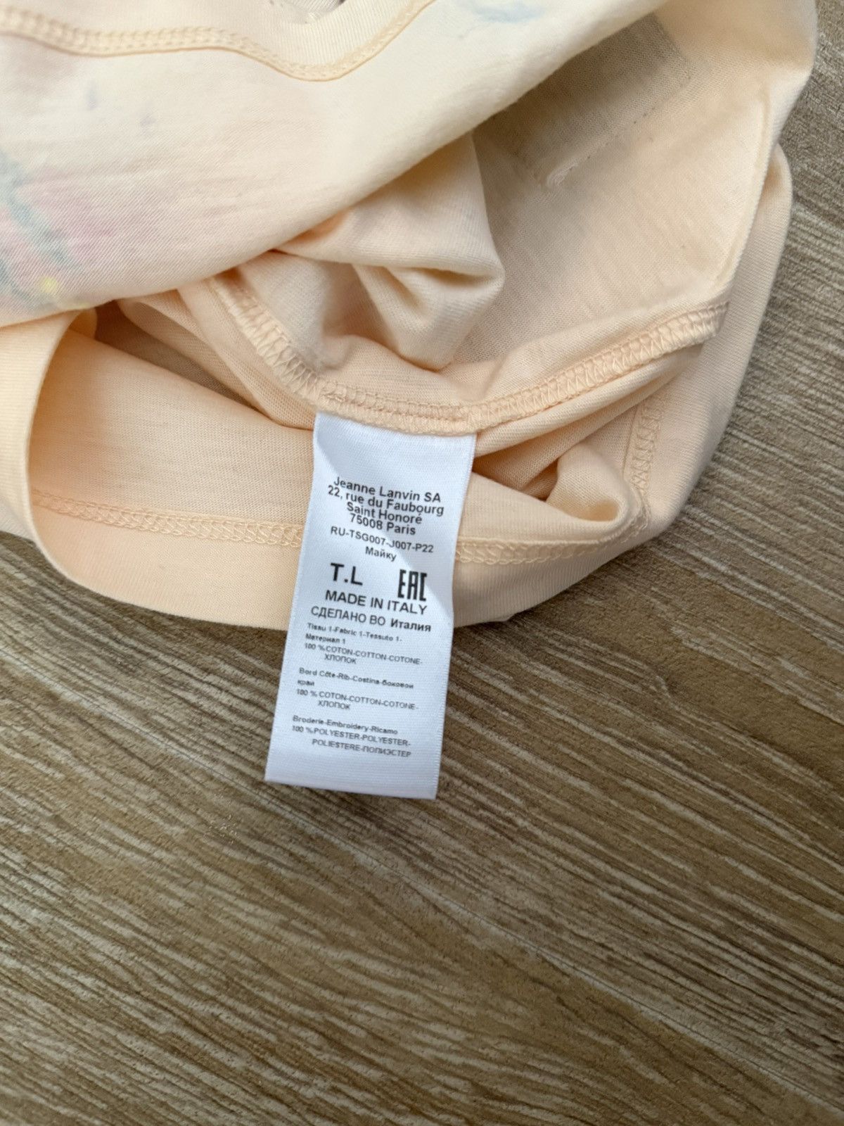 Lanvin Lanvin Gallery Dept Limited Edition Tshirt Sz.L Size L / US 10 / IT 46 - 5 Thumbnail