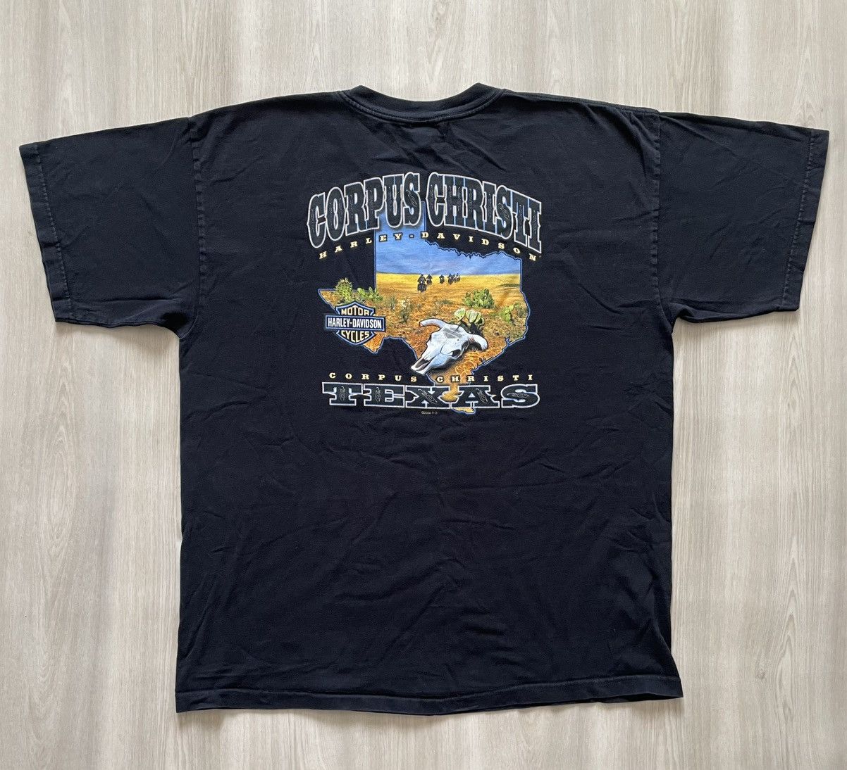 Harley Davidson Vintage Y2K Harley Davidson Corpus Christi Texas Sz 2XL Size US XXL / EU 58 / 5 - 3 Thumbnail