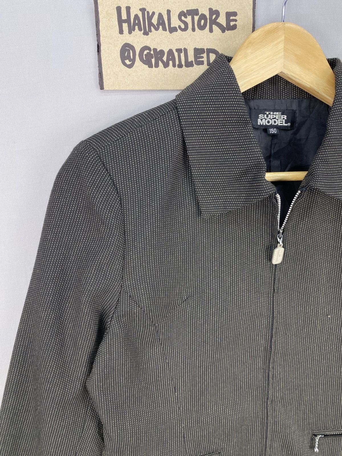 Japanese Brand Vintage 90’s The Super Model Cropped Jacket Size XS / US 0-2 / IT 36-38 - 2 Thumbnail