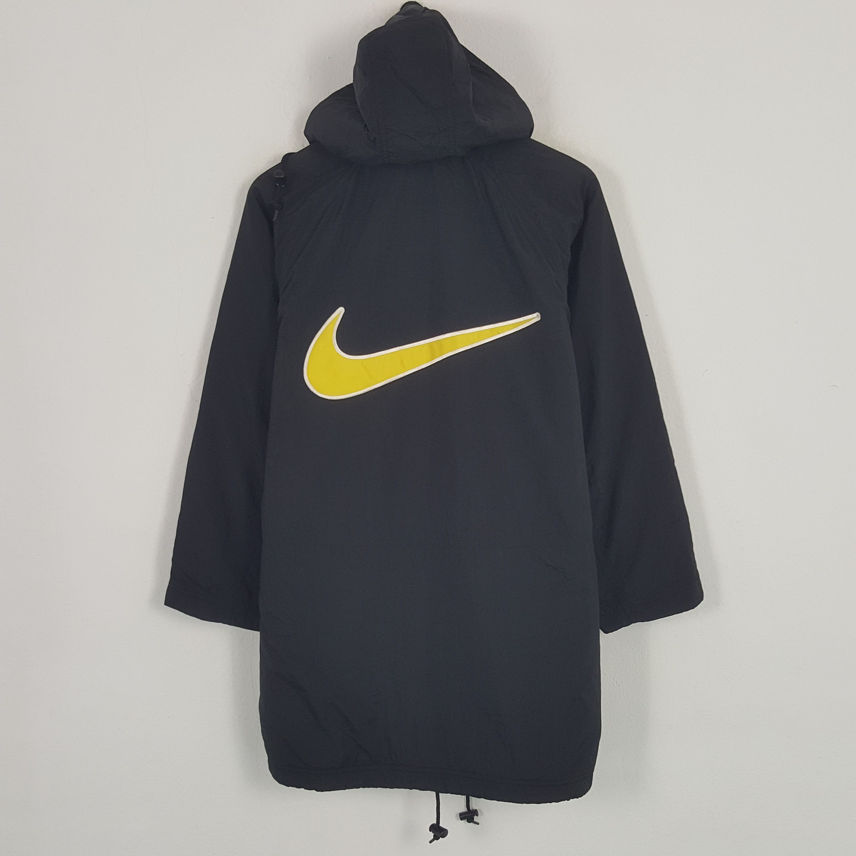 Nike × Vintage Vintage Nike Big Swoosh Windbreaker Zipper Jacket Size US L / EU 52-54 / 3 - 3 Thumbnail