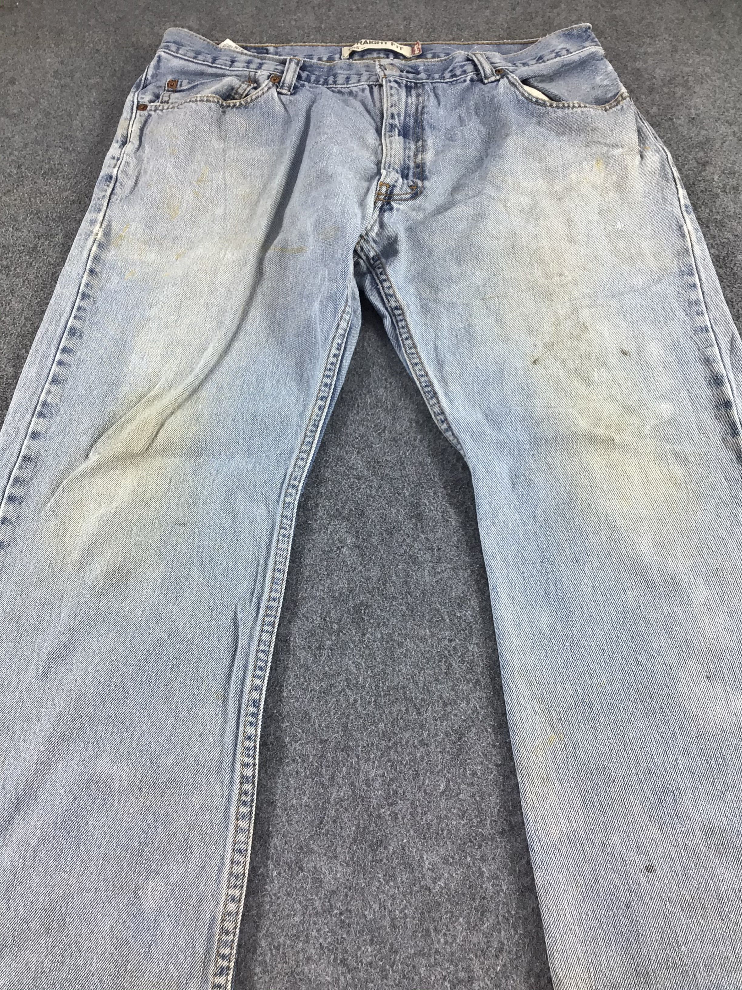 Levi's Vintage Levis 505 Jeans Faded Light Wash -J494 Size US 36 / EU 52 - 3 Thumbnail