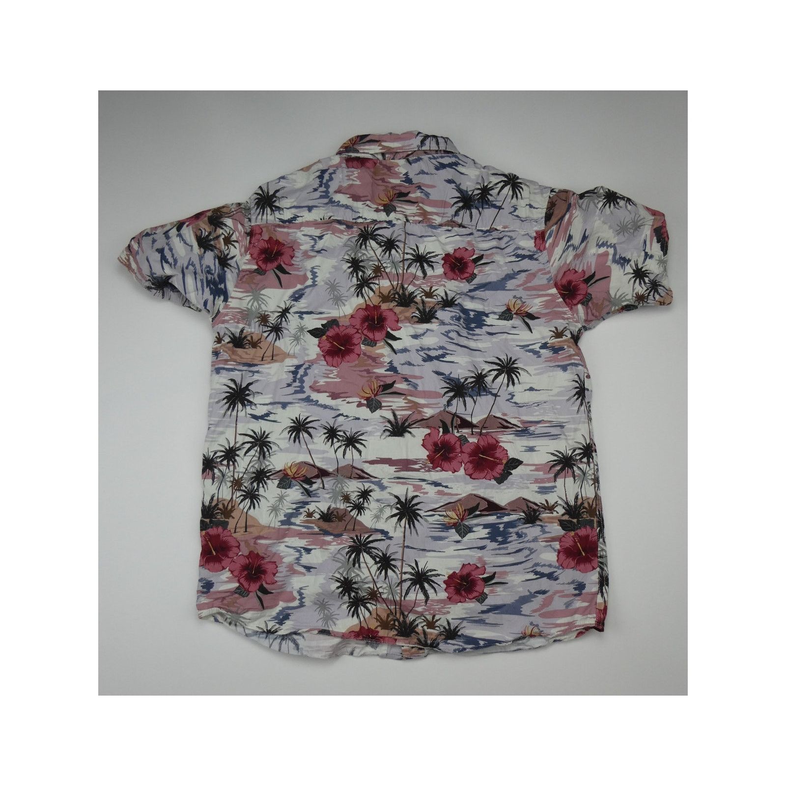 Ron Jon Surf Shop women's Ron Jon floral Hawaiian button-up shirt, large Size L / US 10 / IT 46 - 2 Thumbnail
