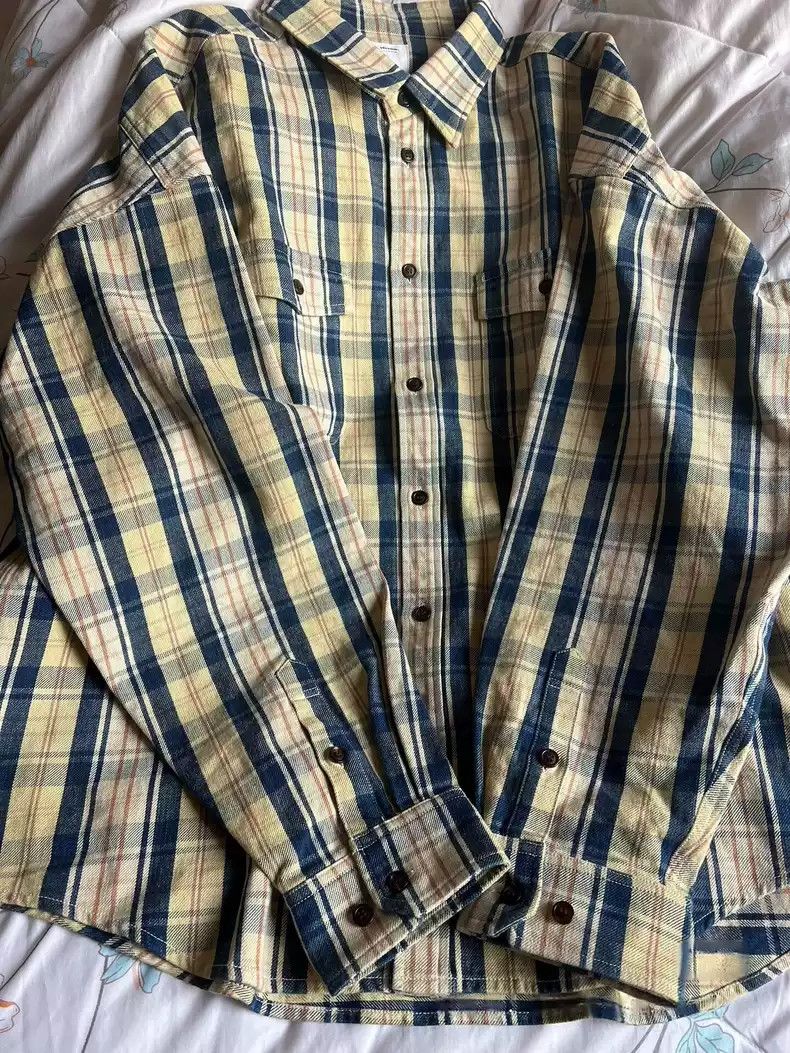 image of Visvim Pioneer Check L/s Shirt, Men's (Size 2XL)