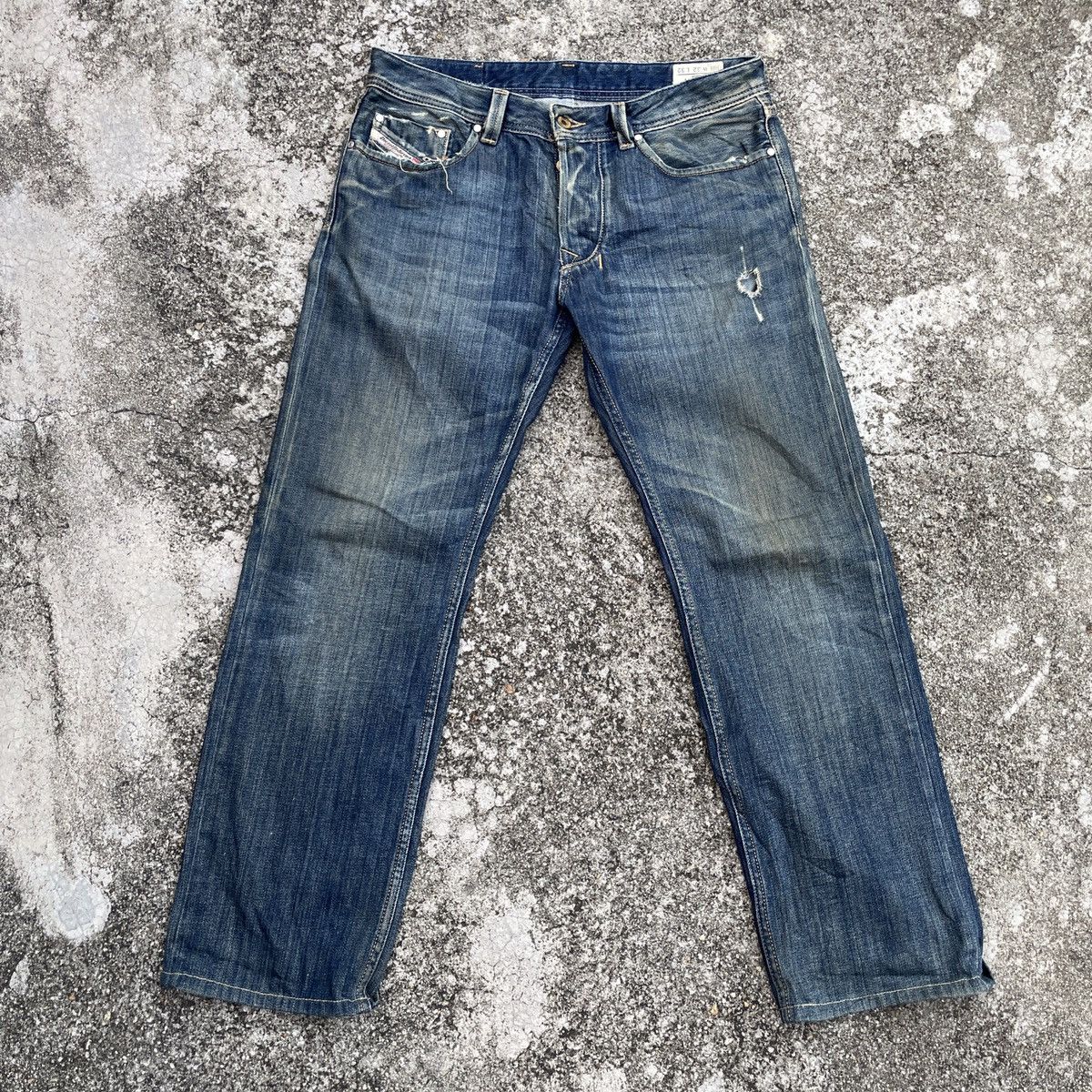 Diesel Vintage Diesel Distressed Denim Jeans Size US 35 - 1 Thumbnail