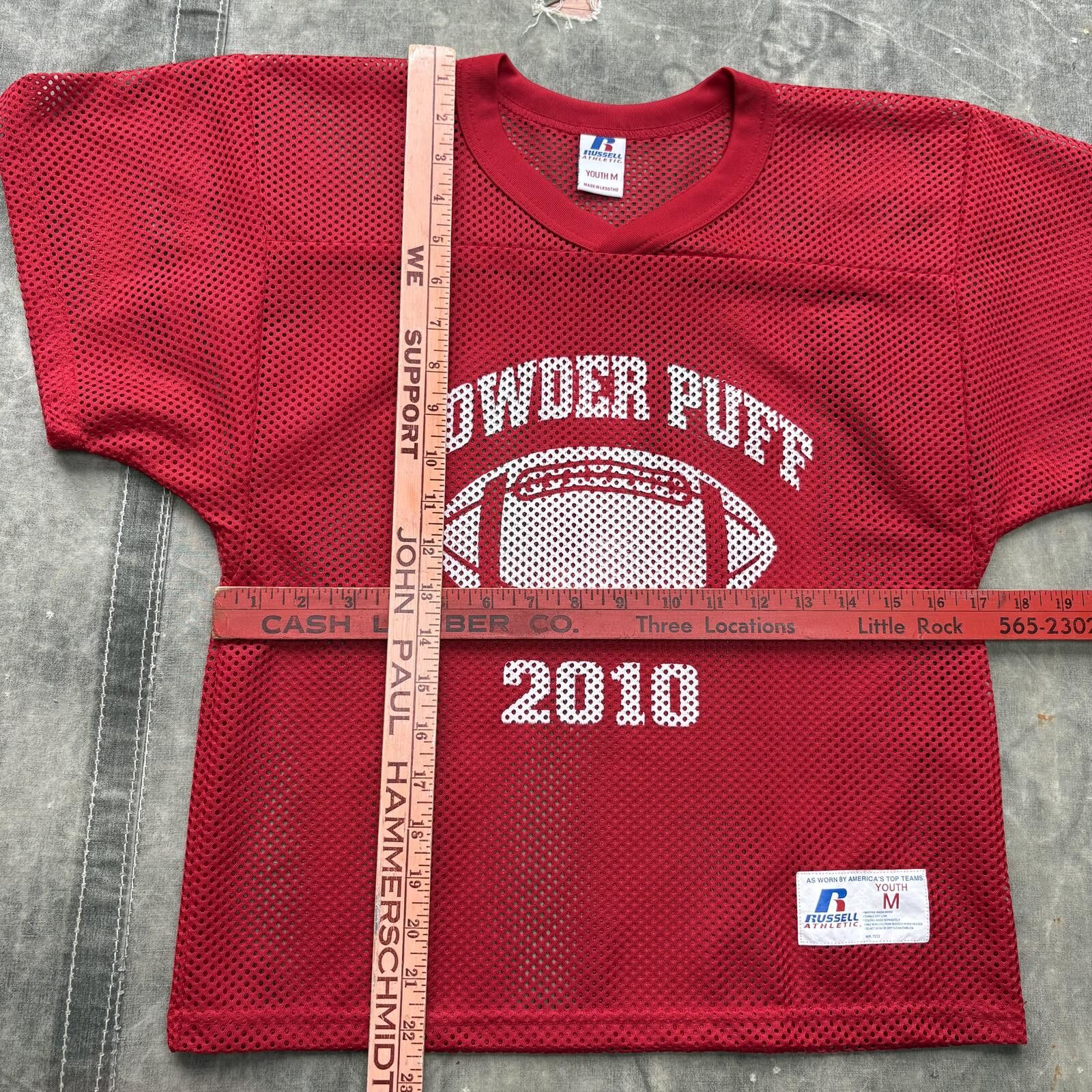 Russell Athletic Vintage Y2K Russell Athletic Mesh Cropped Football Jersey Size S / US 4 / IT 40 - 3 Thumbnail