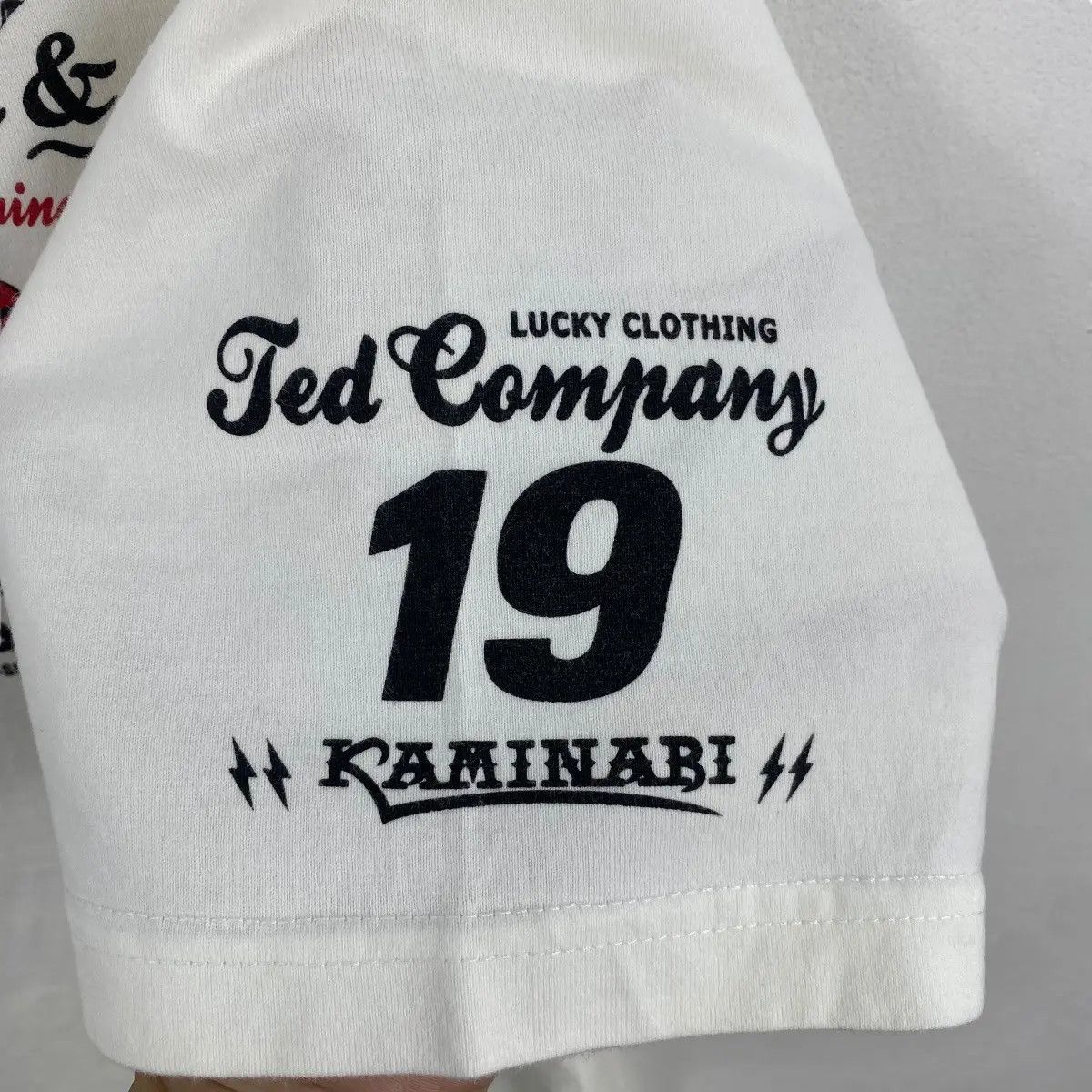 Japanese Brand BANDOH KAMINARI MOTORS Ted Company Lucky Clothing Tee Shirt Size US M / EU 48-50 / 2 - 8 Thumbnail