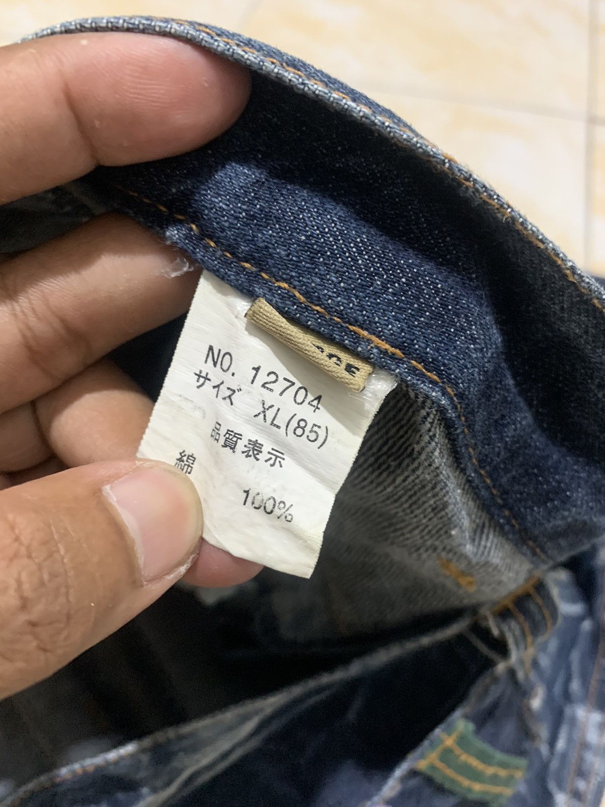 Japanese Brand Jorst pants double waist antfui jeans fading Size US 33 - 6 Thumbnail