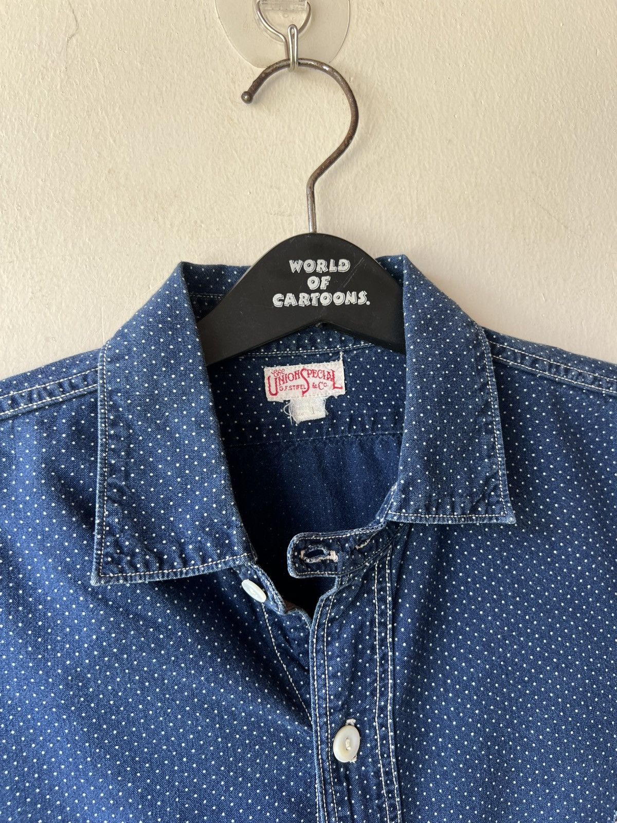 Freewheelers Freewheelers Union Special Dot Stifel Indigo Work Shirt Size US S / EU 44-46 / 1 - 6 Thumbnail