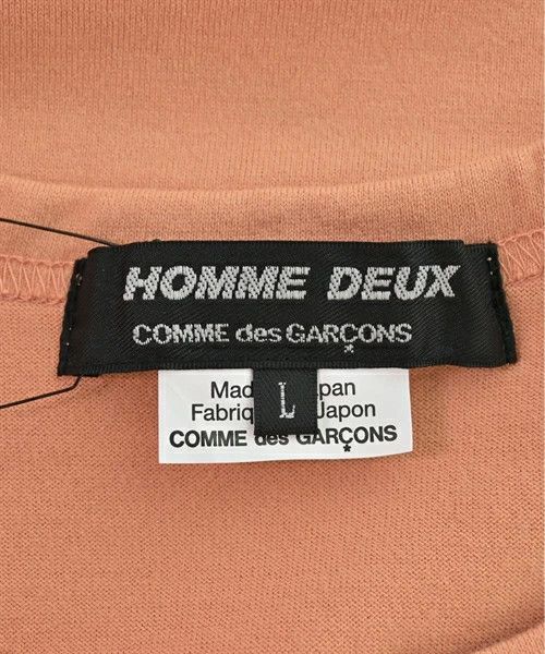 Comme des Garcons Homme Deux T-Shirts Short Sleeve Cotton Graphic Print Orange Size US L / EU 52-54 / 3 - 5 Thumbnail