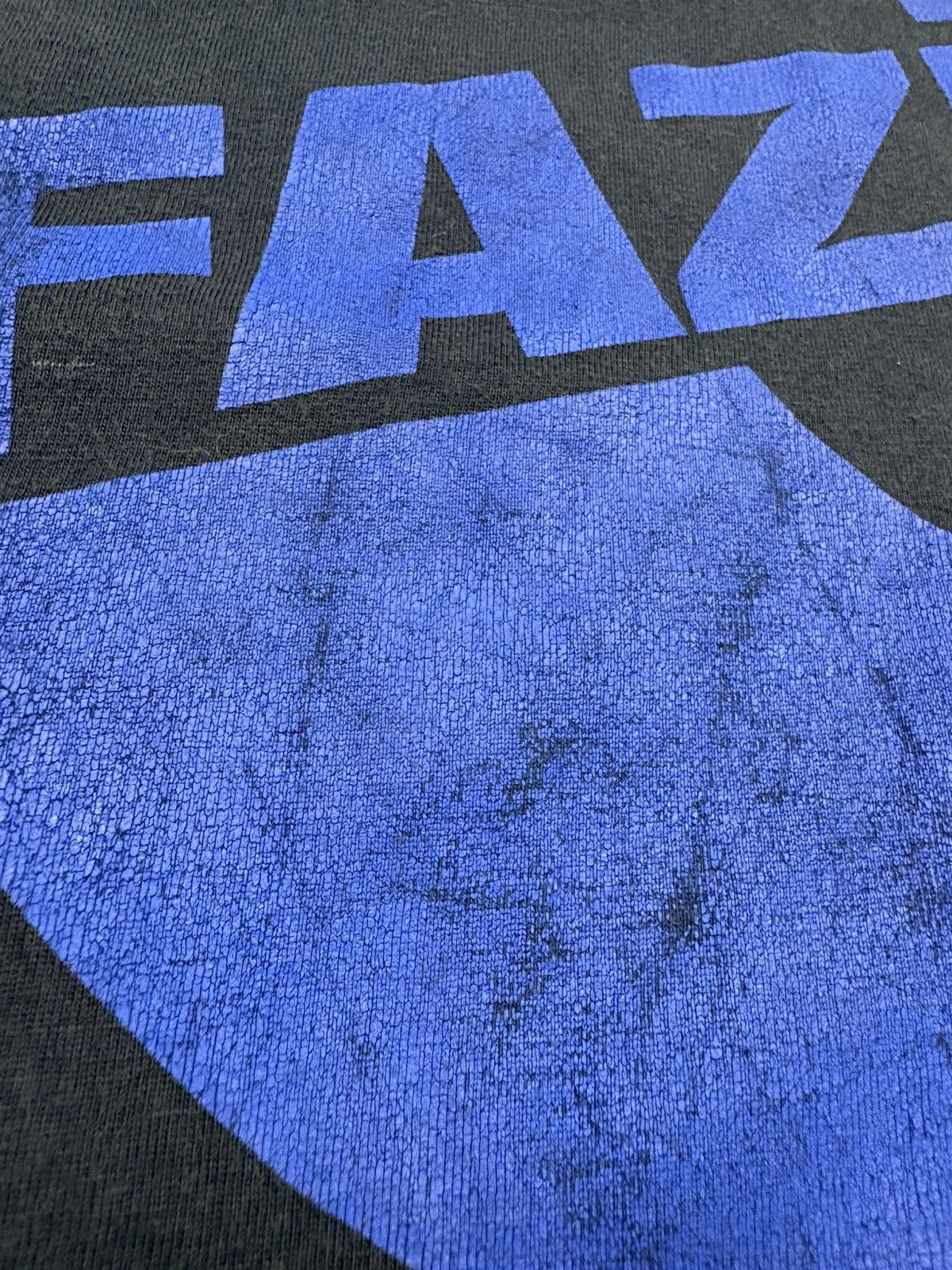 Band Tees Vintage FAZE2 London Graphic T-Shirt Navy Blue Band DJ Rock Size US L / EU 52-54 / 3 - 16 Thumbnail