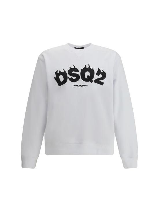 Dsquared2 DSQUARED2 Men Hoodies S71GU0717S25551 100 WHITE Size US S / EU 44-46 / 1 - 1 Thumbnail