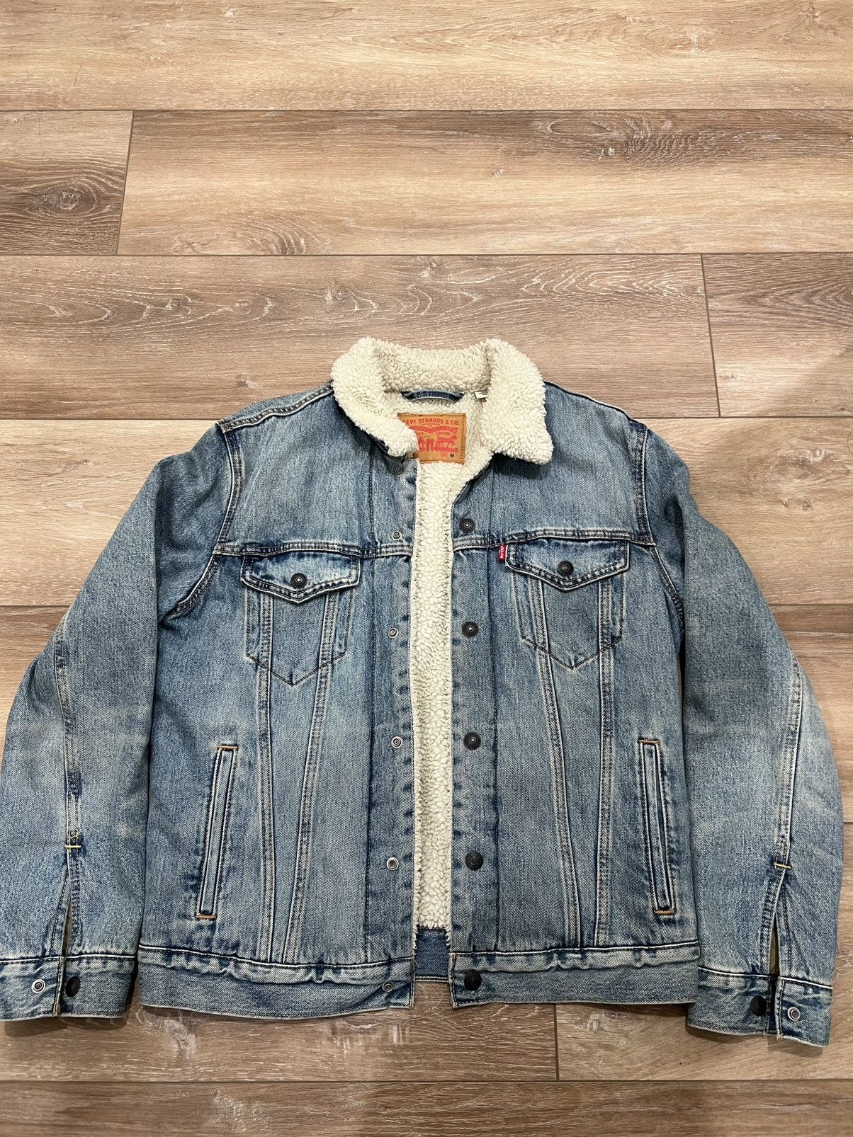 Levi's Levis Sherpa Jacket size M Size US M / EU 48-50 / 2 - 1 Thumbnail