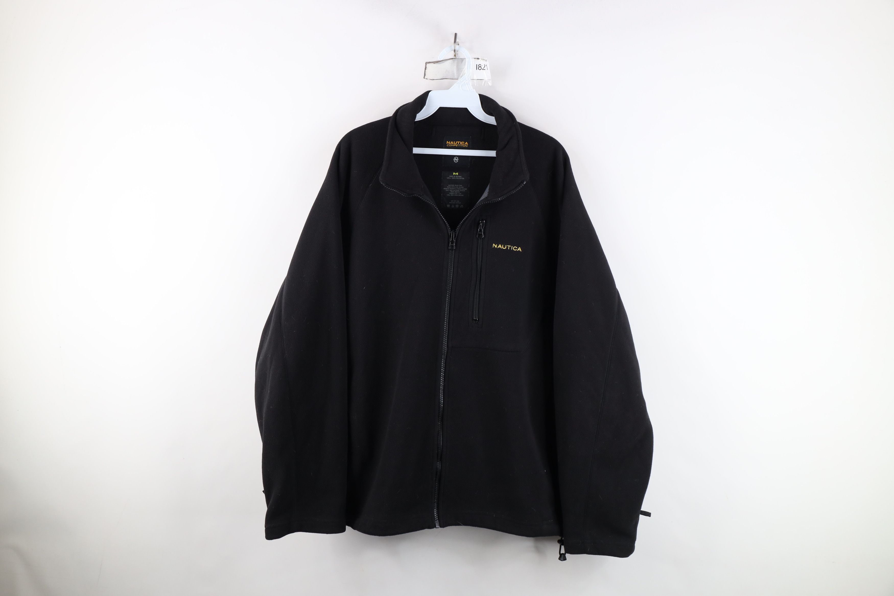 Nautica Vintage 90s Nautica Competition Spell Fleece Full Zip Jacket Size US M / EU 48-50 / 2 - 1 Thumbnail