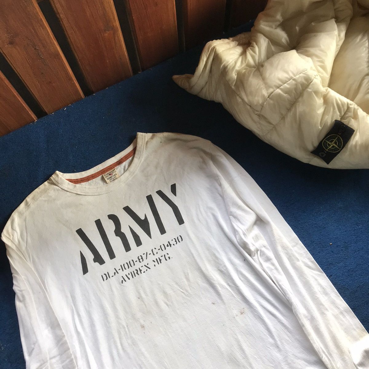 Avirex avirex Mfg army military Long Sleeves Tee tshirt sweater Size US XL / EU 56 / 4 - 3 Thumbnail