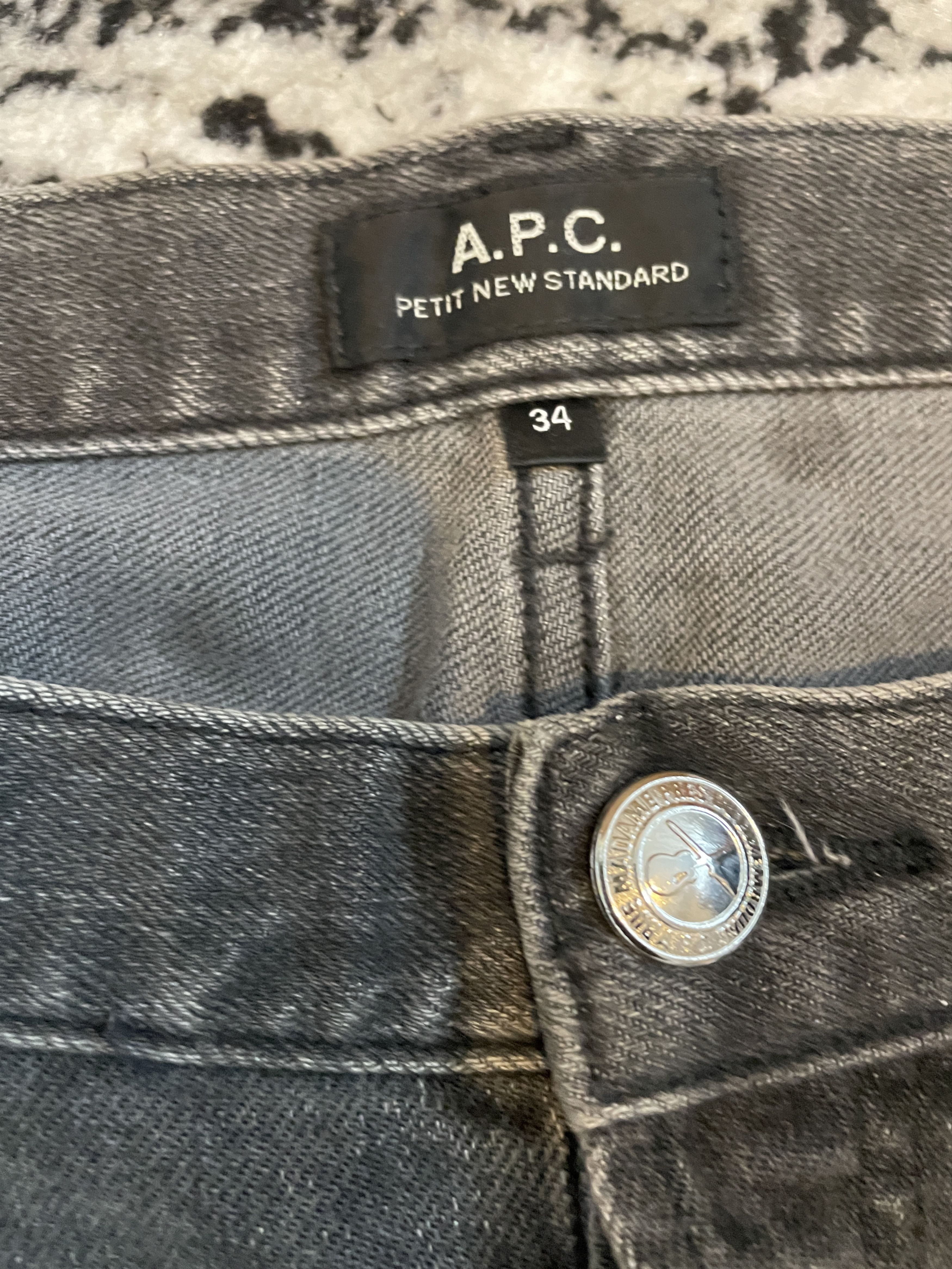 A.P.C. Grey Straight leg jeans Size US 34 / EU 50 - 4 Thumbnail